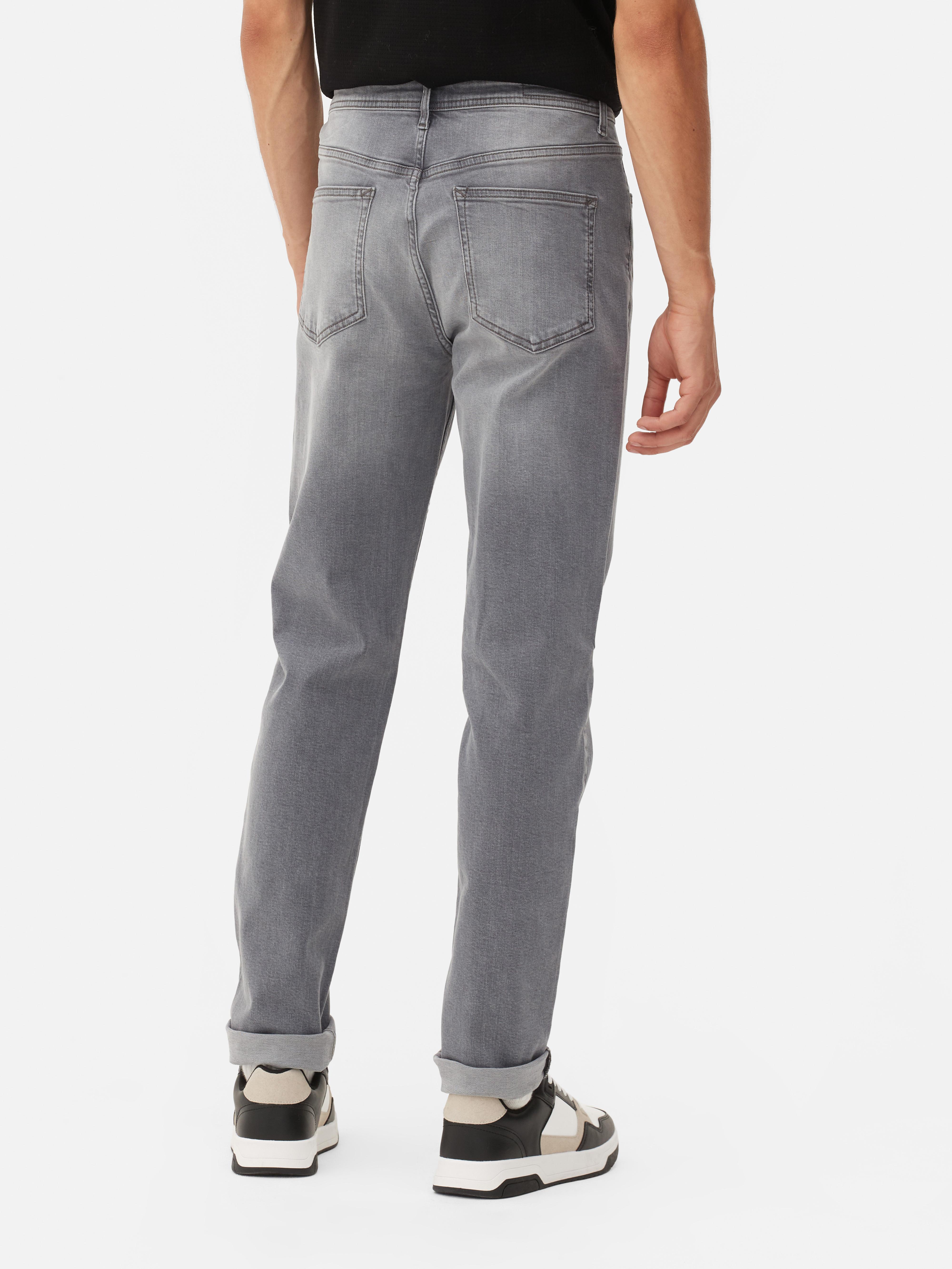 Men's Gray Stretch Slim Jeans | Primark