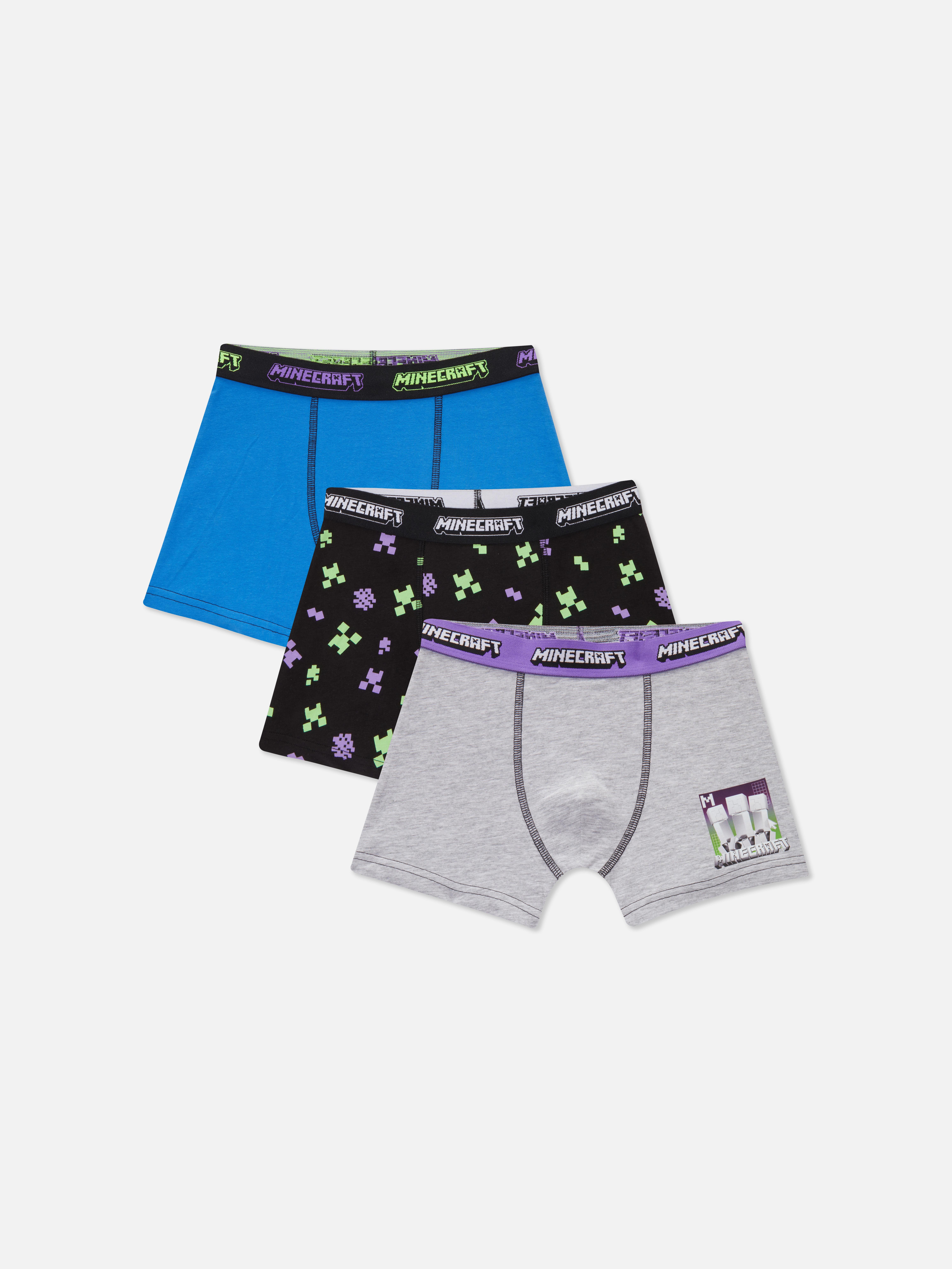 MINECRAFT Underwear for kids – outlet online – shop at Booztlet