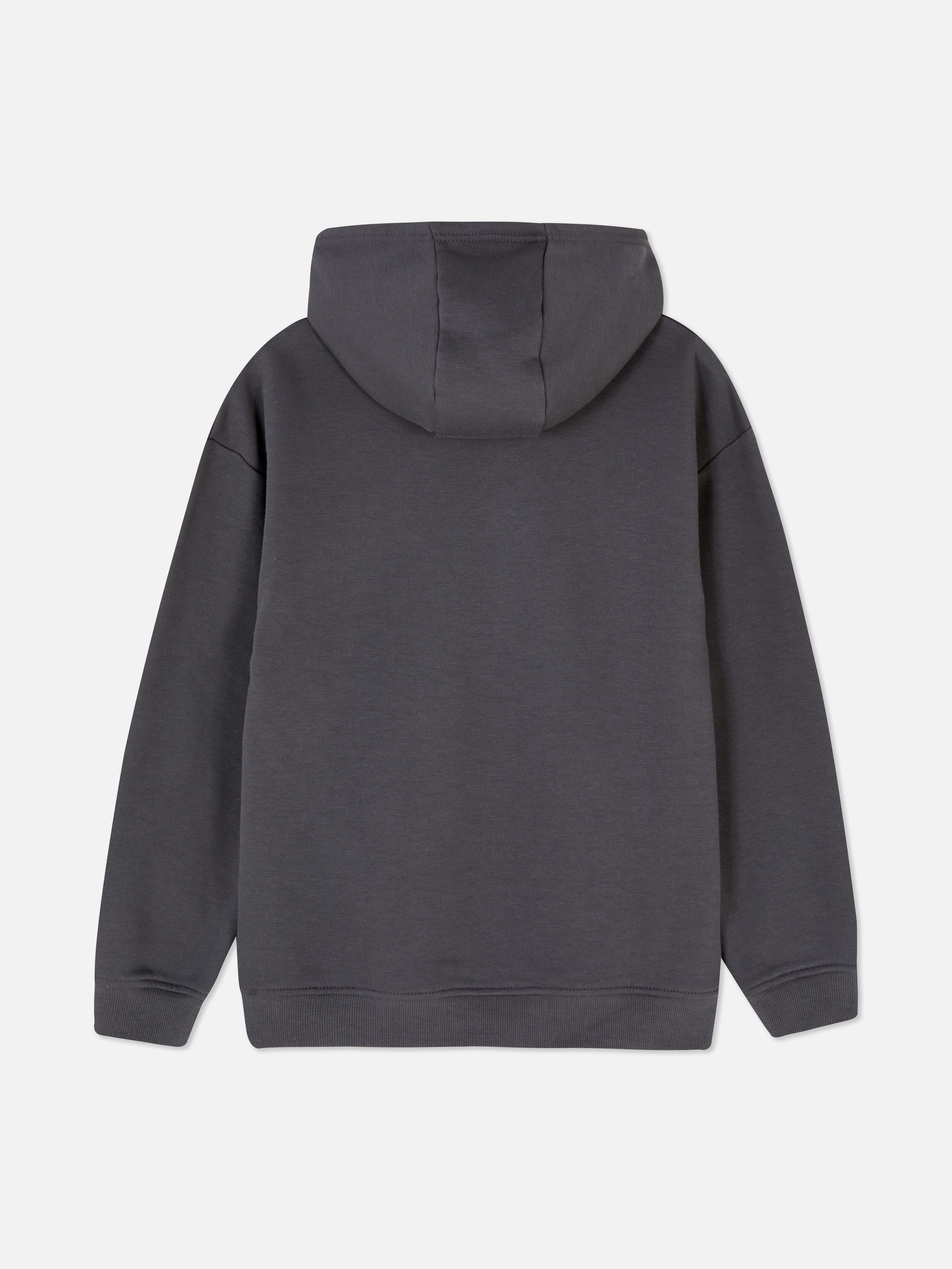 Felpa con cappuccio e testo stampato