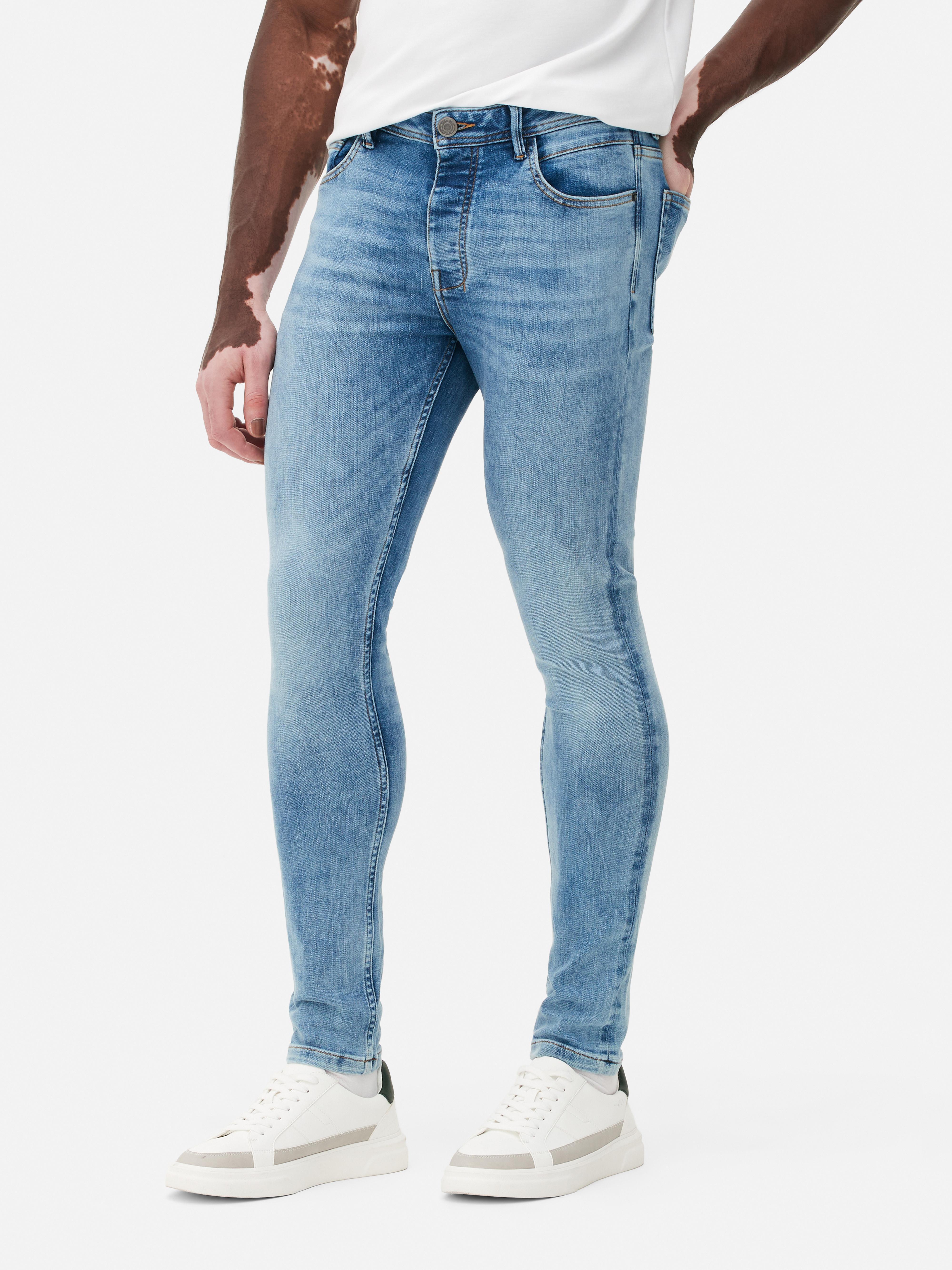 Men's Mid Blue Skinny Fit Jeans | Primark