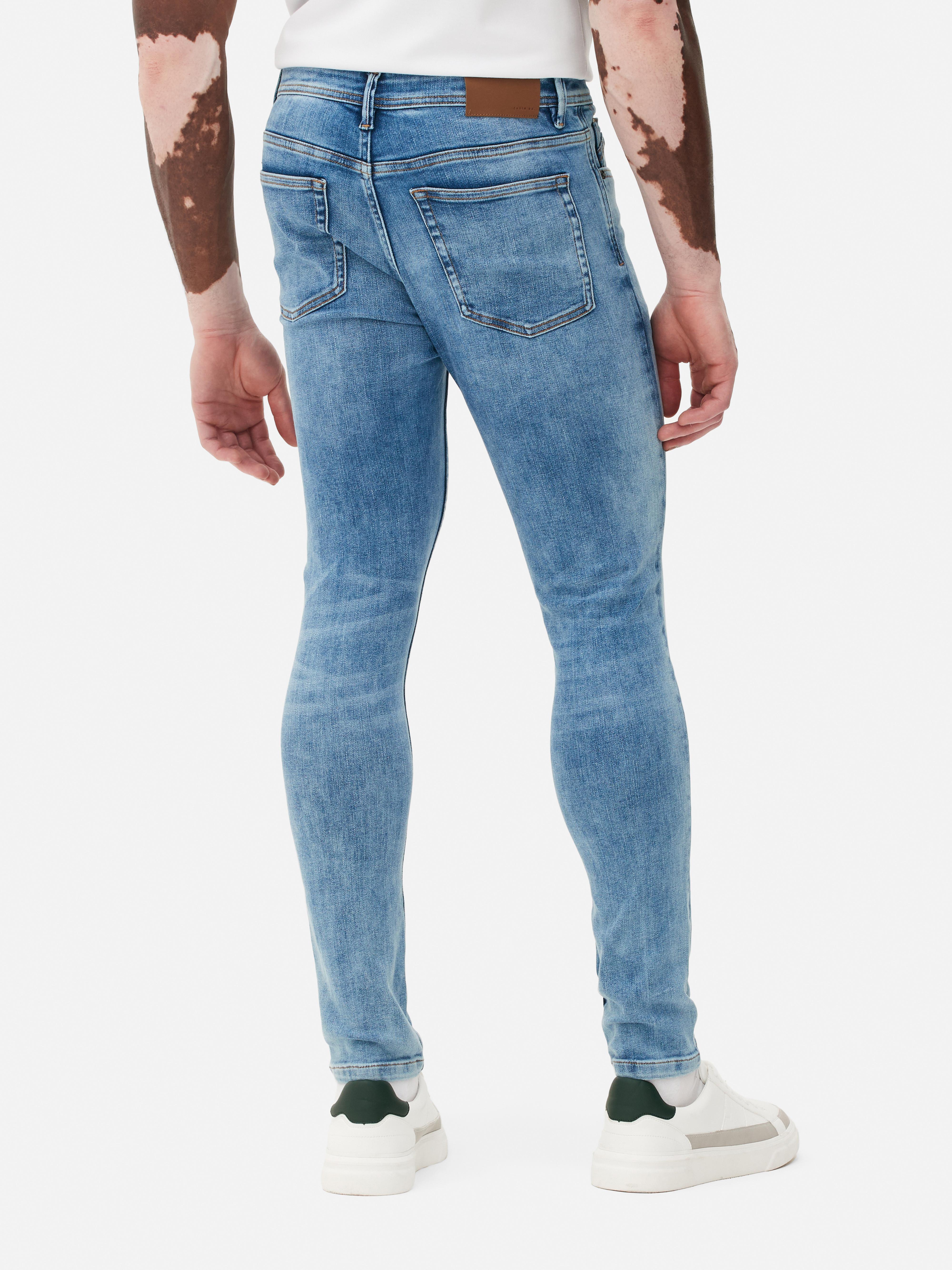 Men's Mid Blue Skinny Fit Jeans | Primark