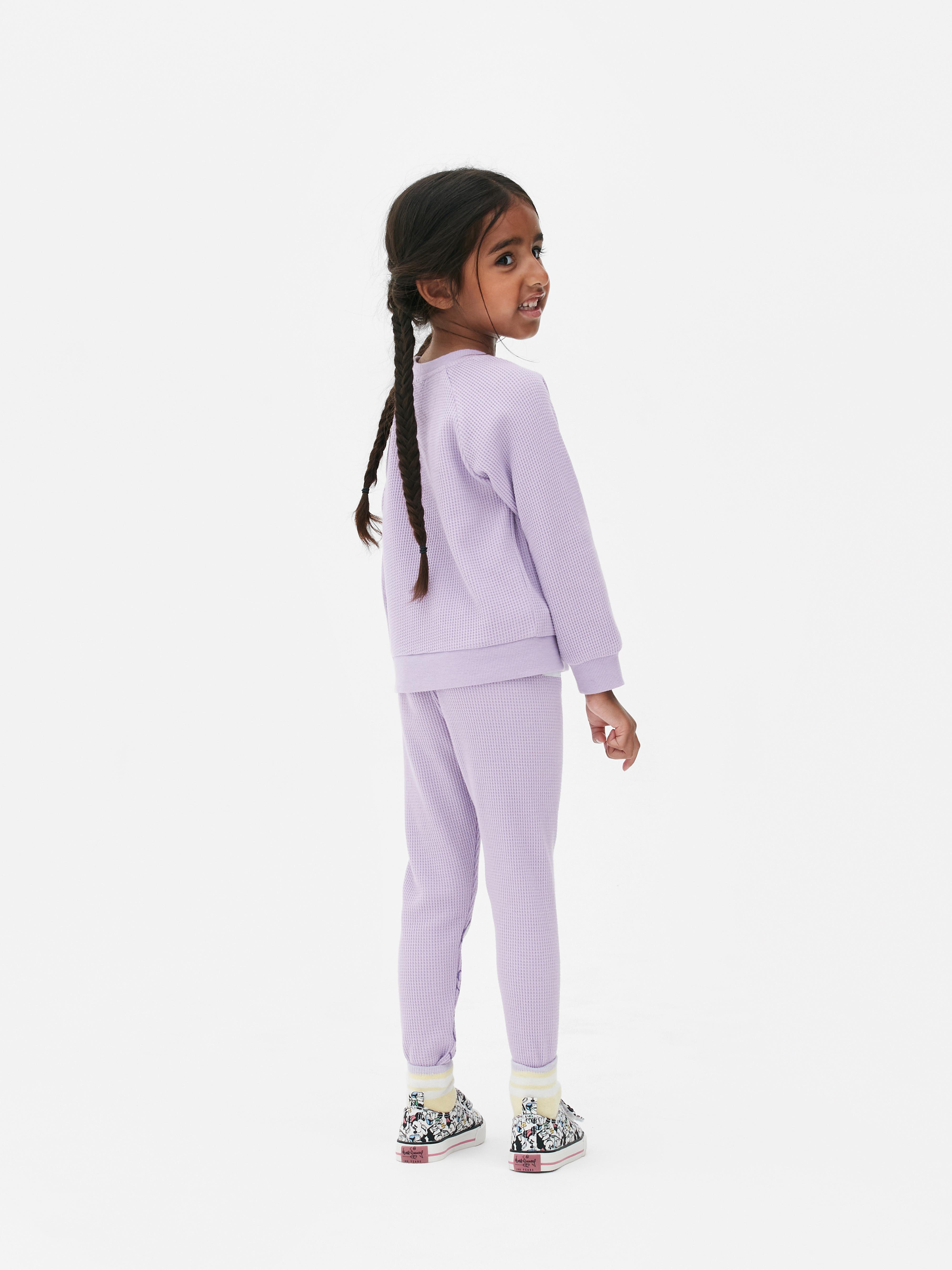 Girls Lilac Disney’s Daisy Duck Waffle Pyjama Set | Primark