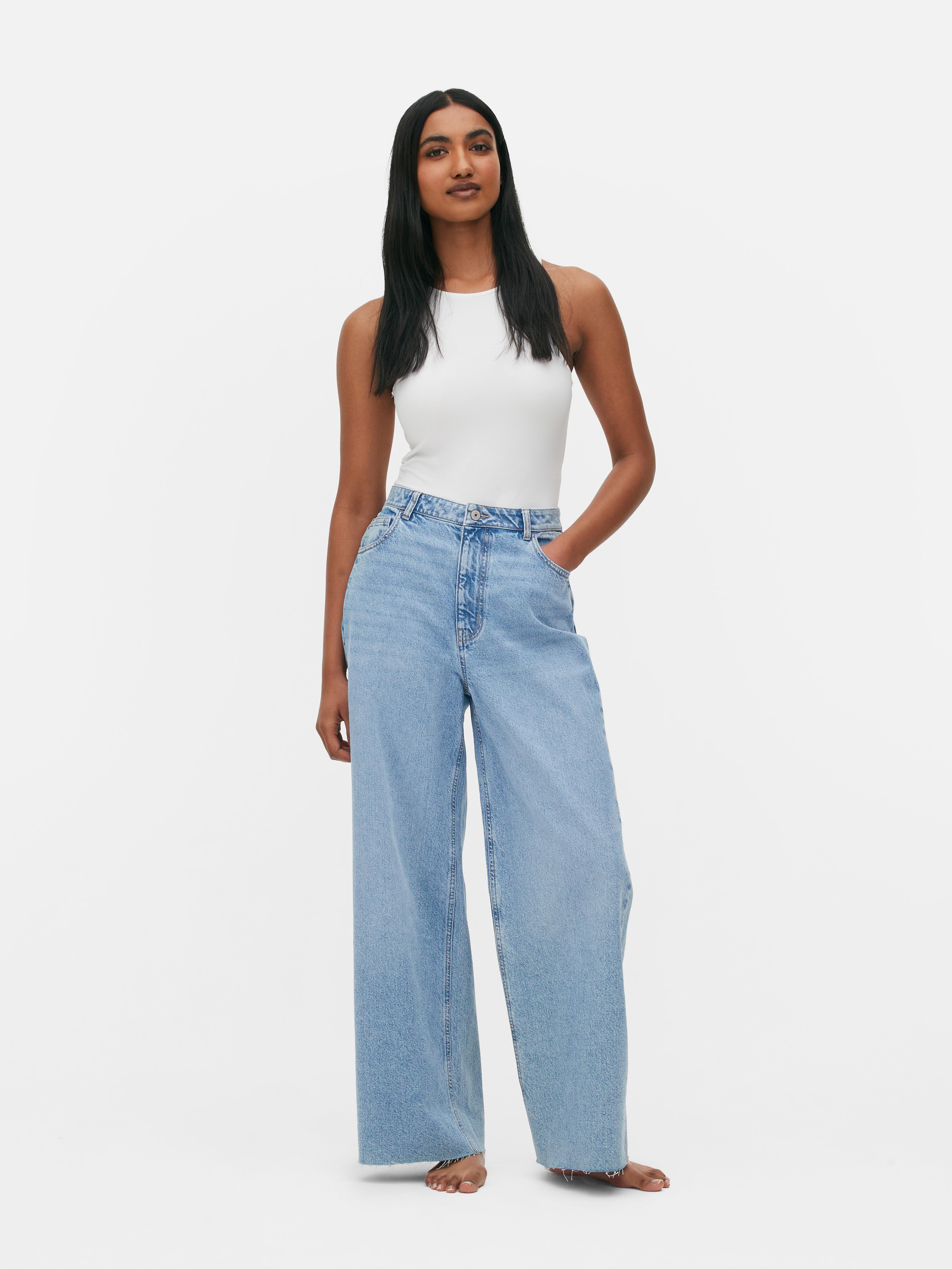 Women's Light Blue Wide Leg Jeans | Primark