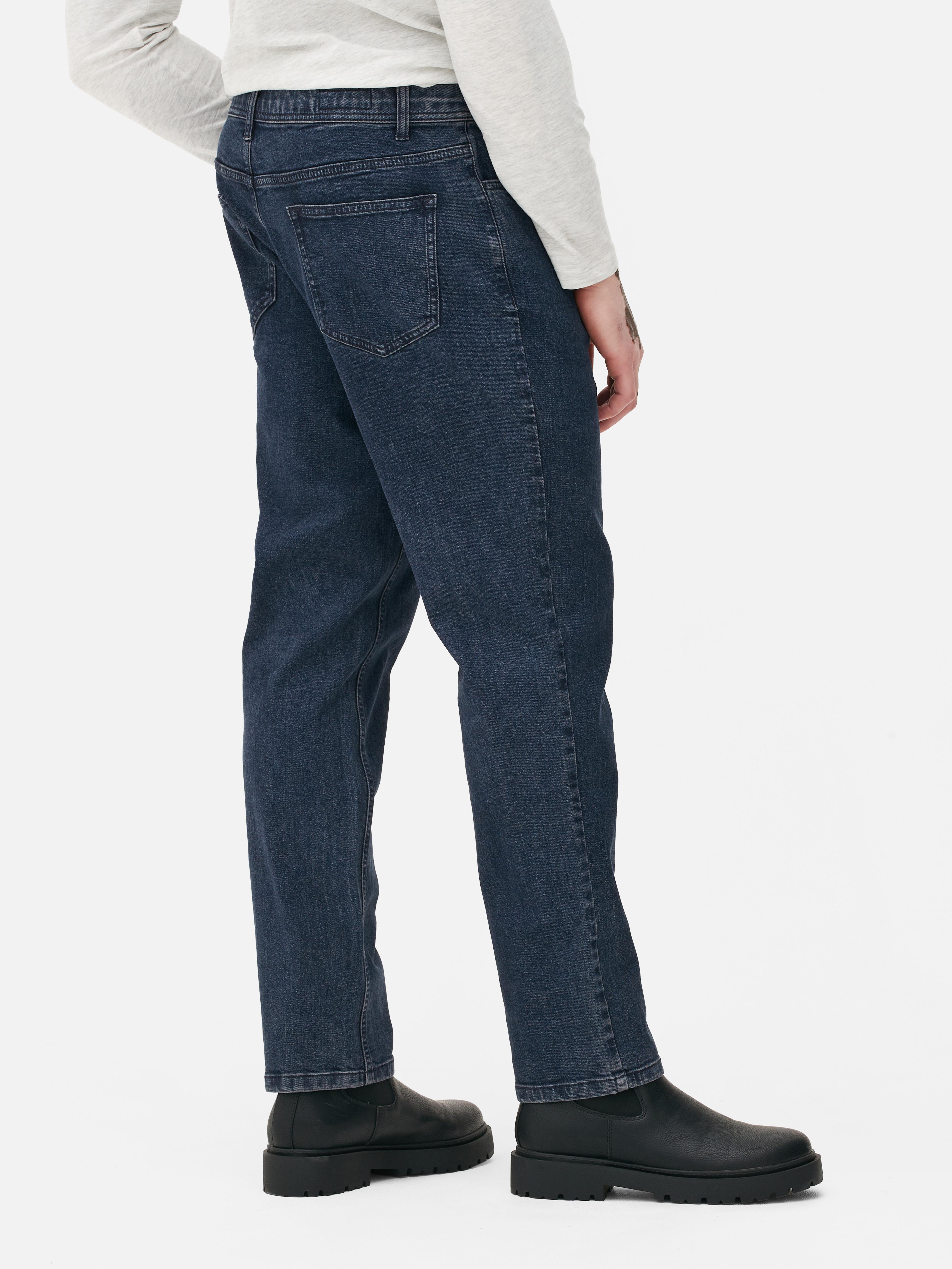 Stretch-Jeans mit geradem Bein