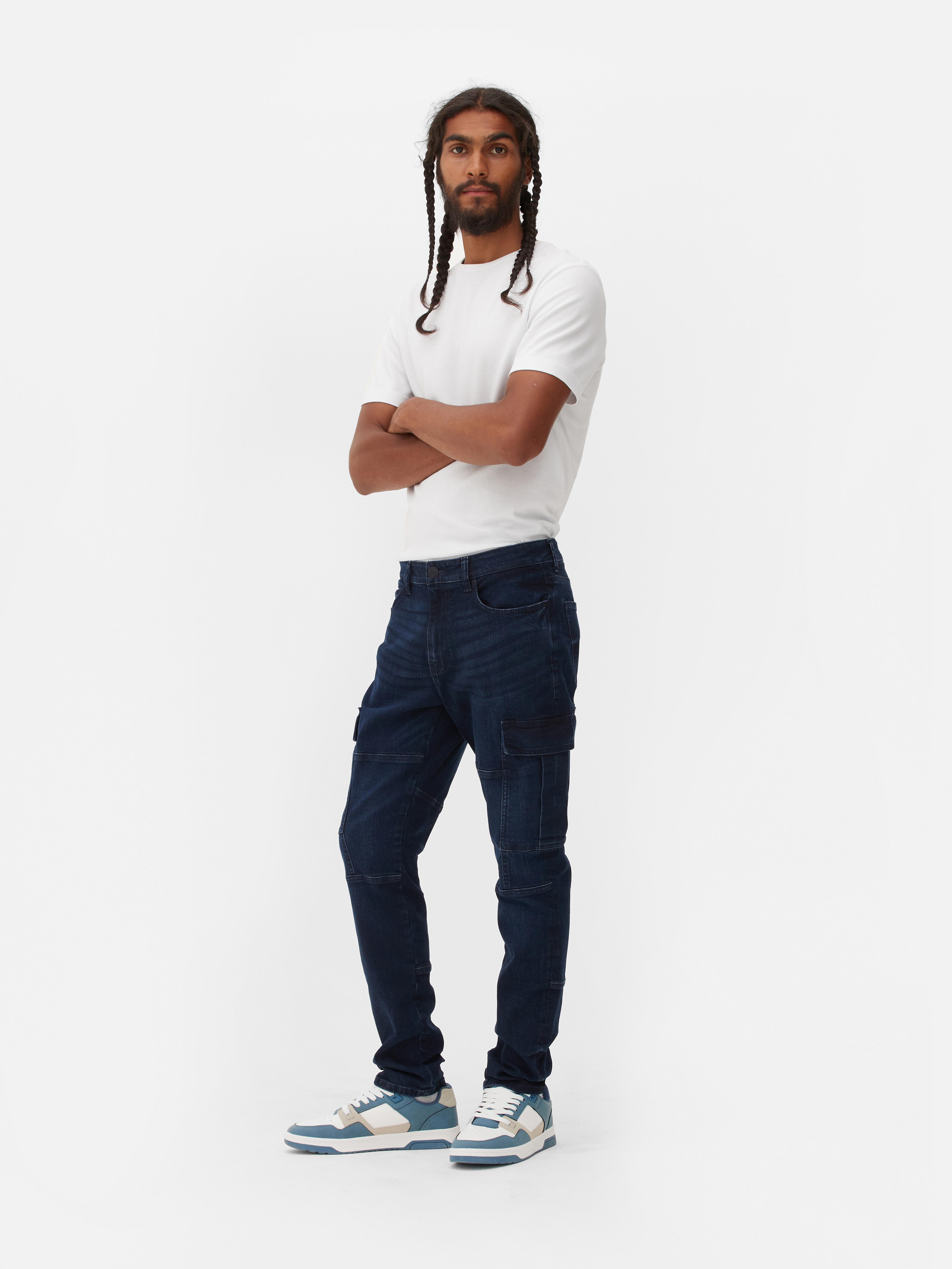 PacSun Utility Blue Slim Cargo Pants