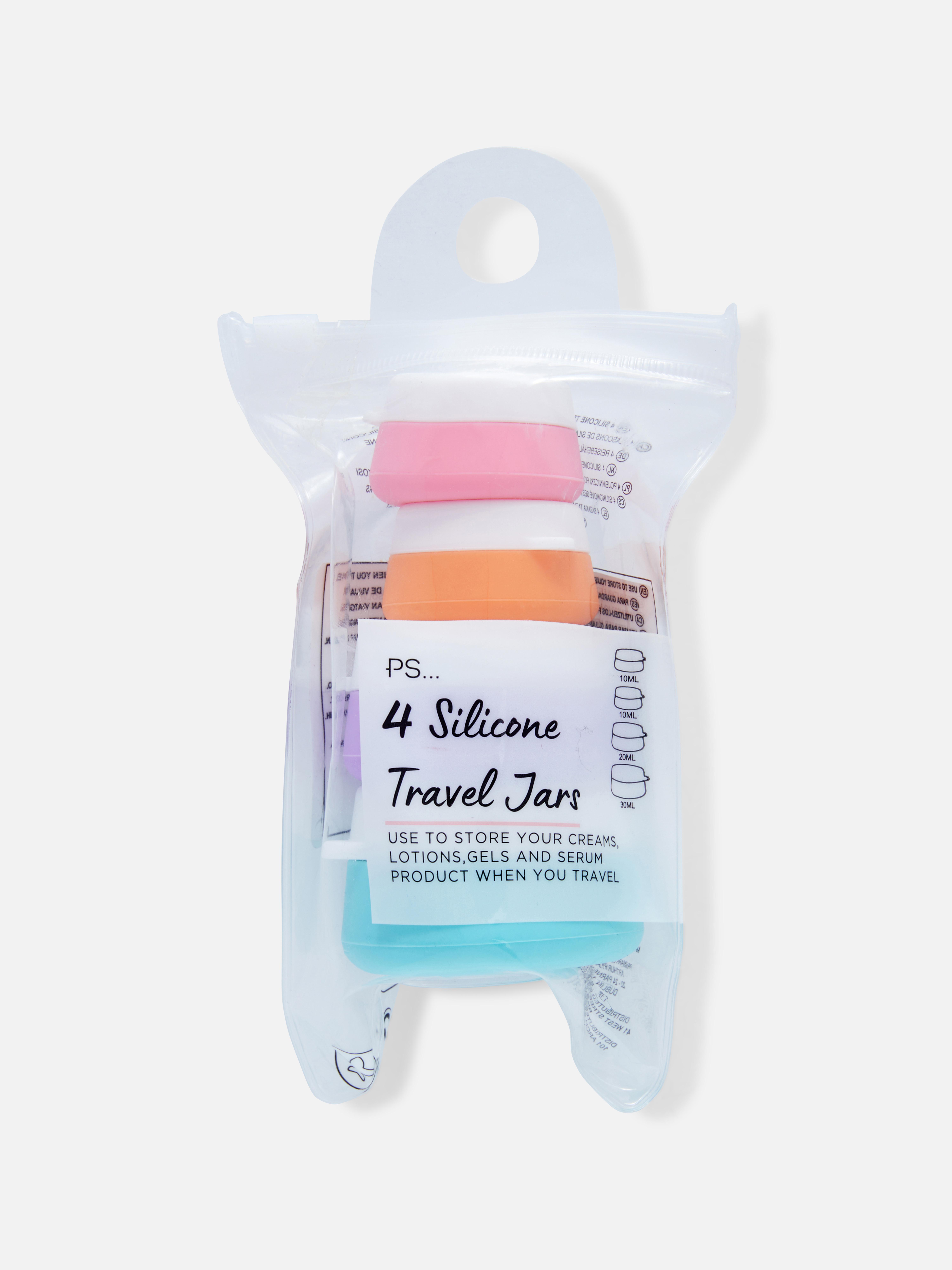 Multi 4pk Silicone Travel Jars Primark