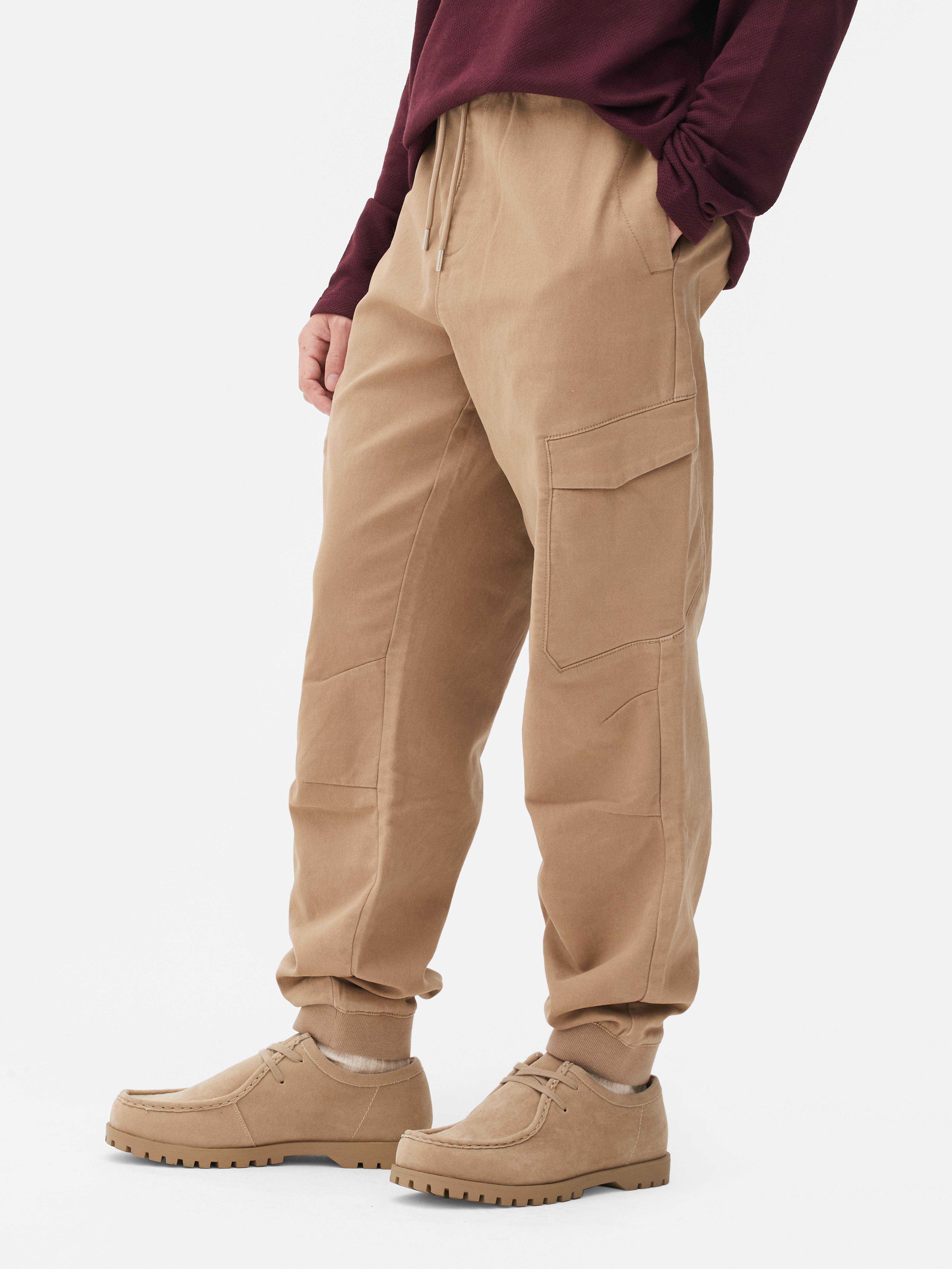 Relaxed Fit Stretch Cargo Joggers