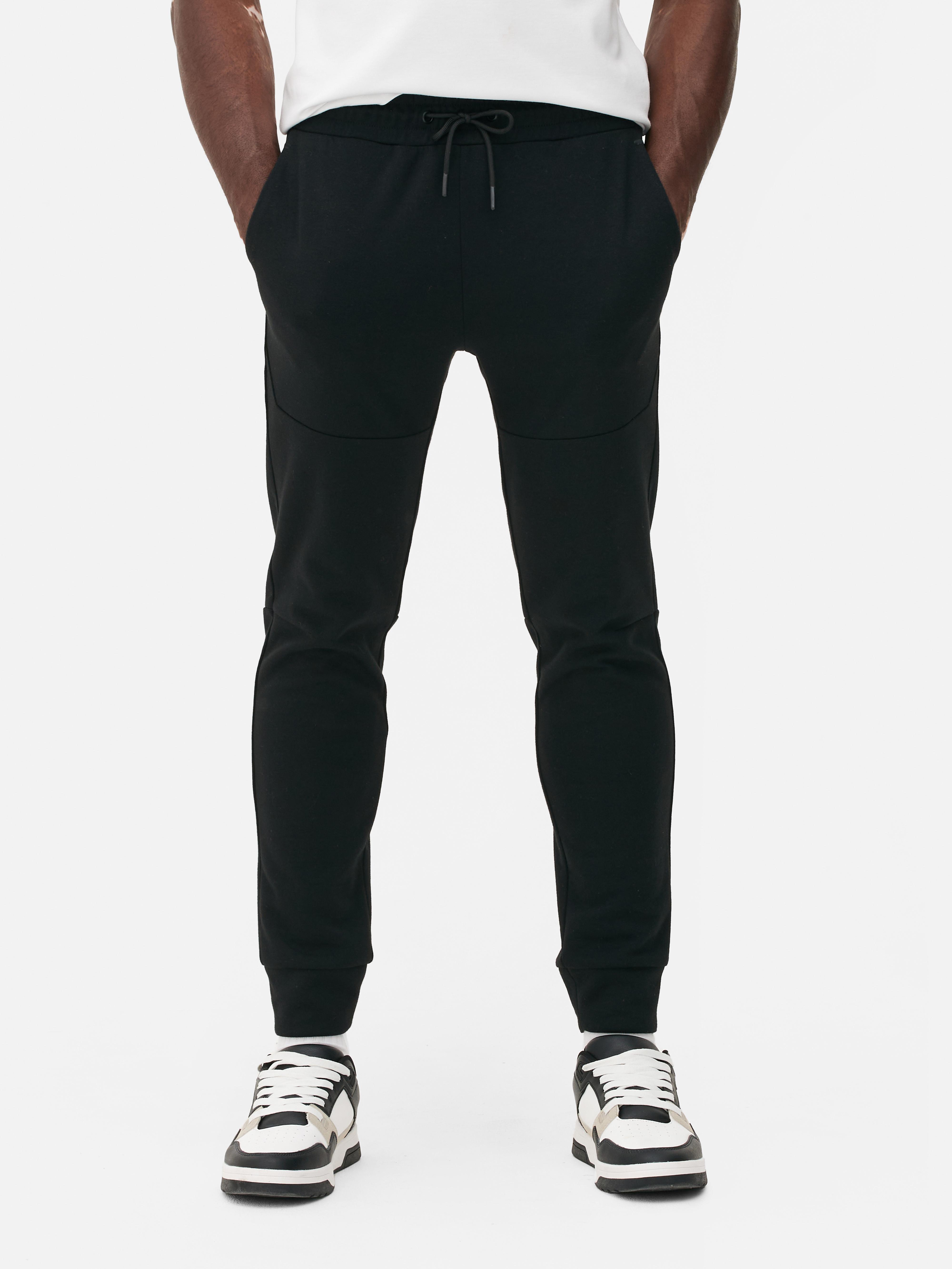 Pantalones de chándal para hombre, Joggers, pantalones de chándal negros y  pantalones deportivos