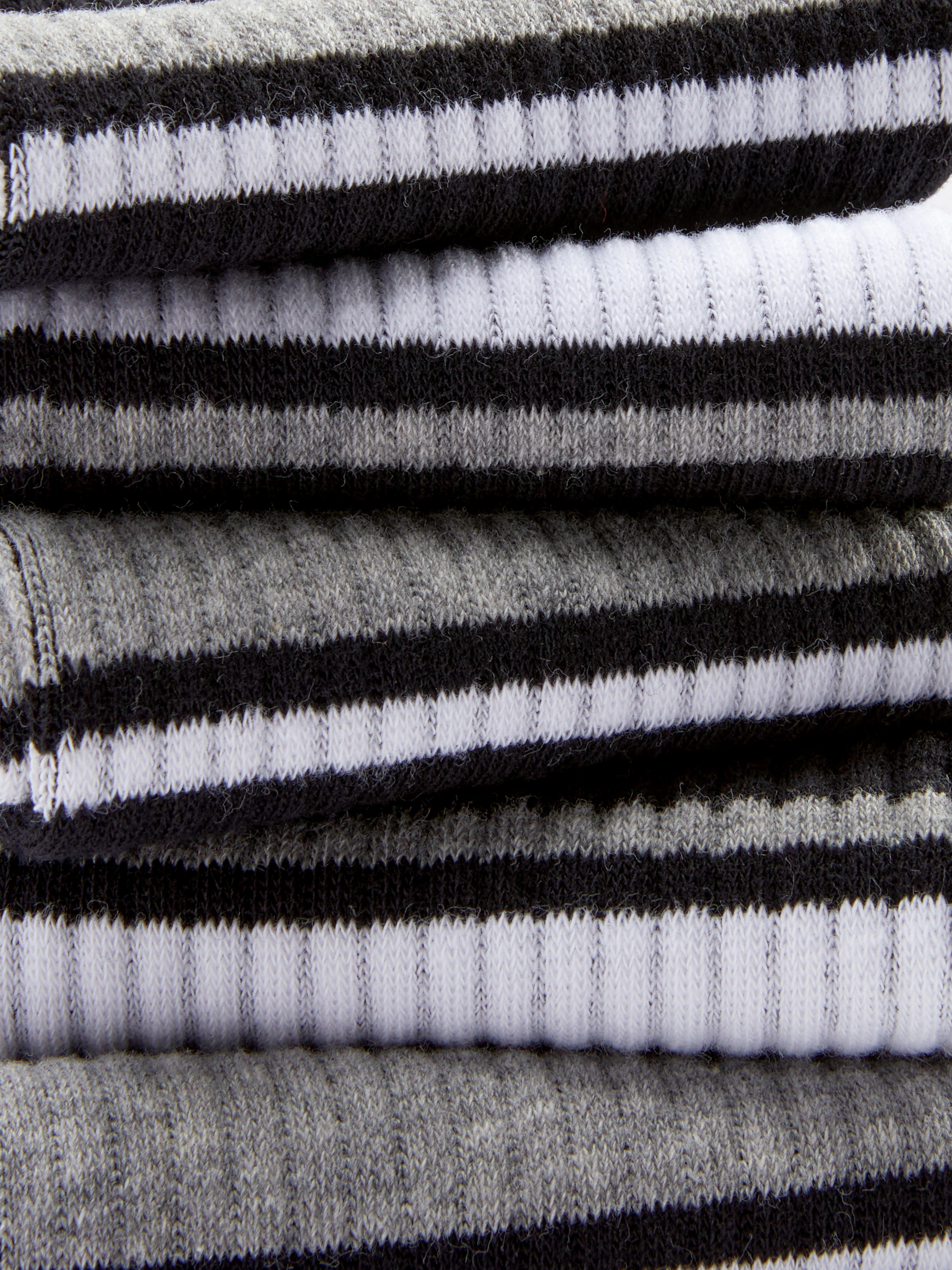 Gestreifte Sportsocken, 5er-Pack
