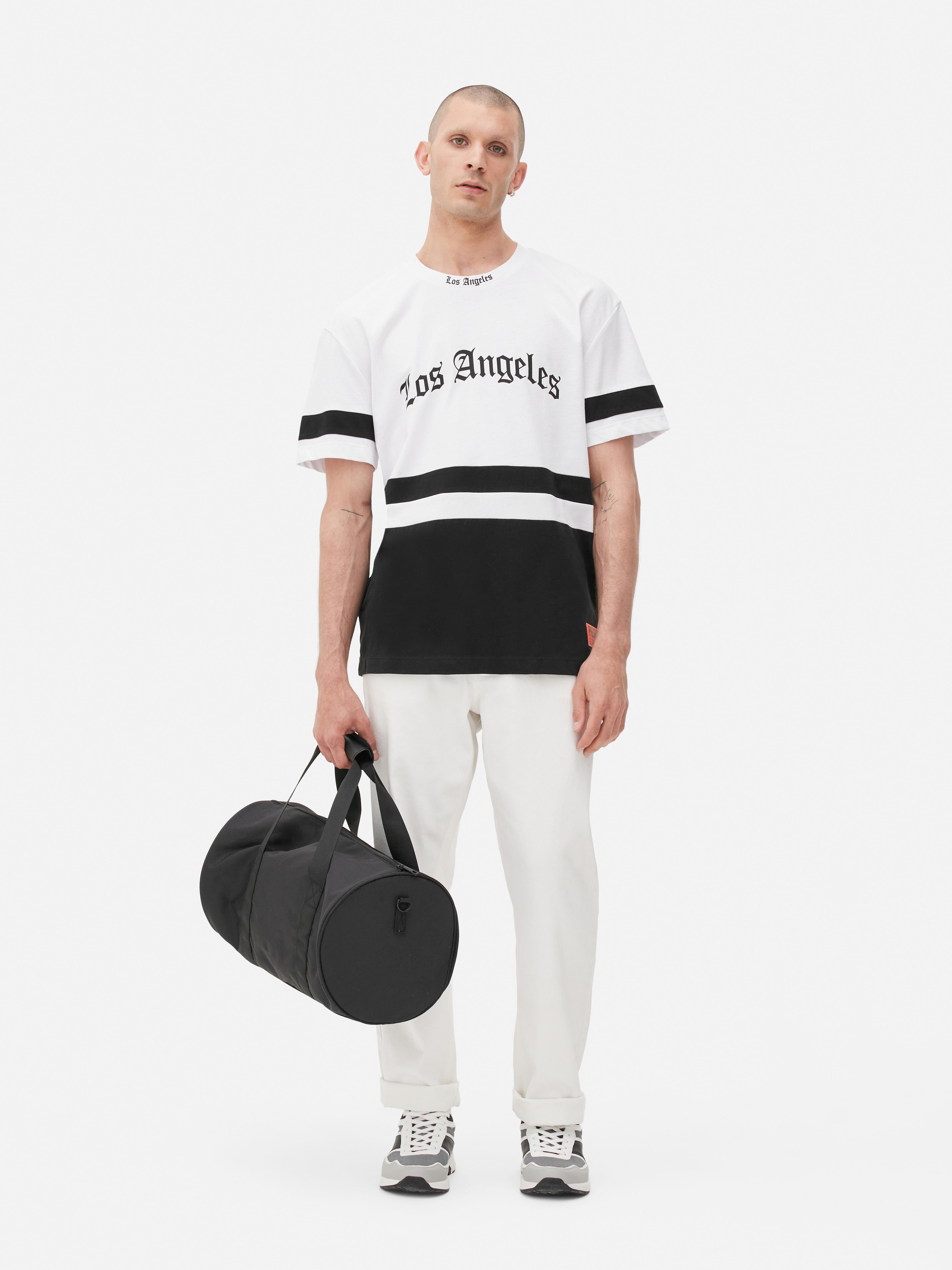 Contrast Panel Los Angeles T-Shirt | Penneys