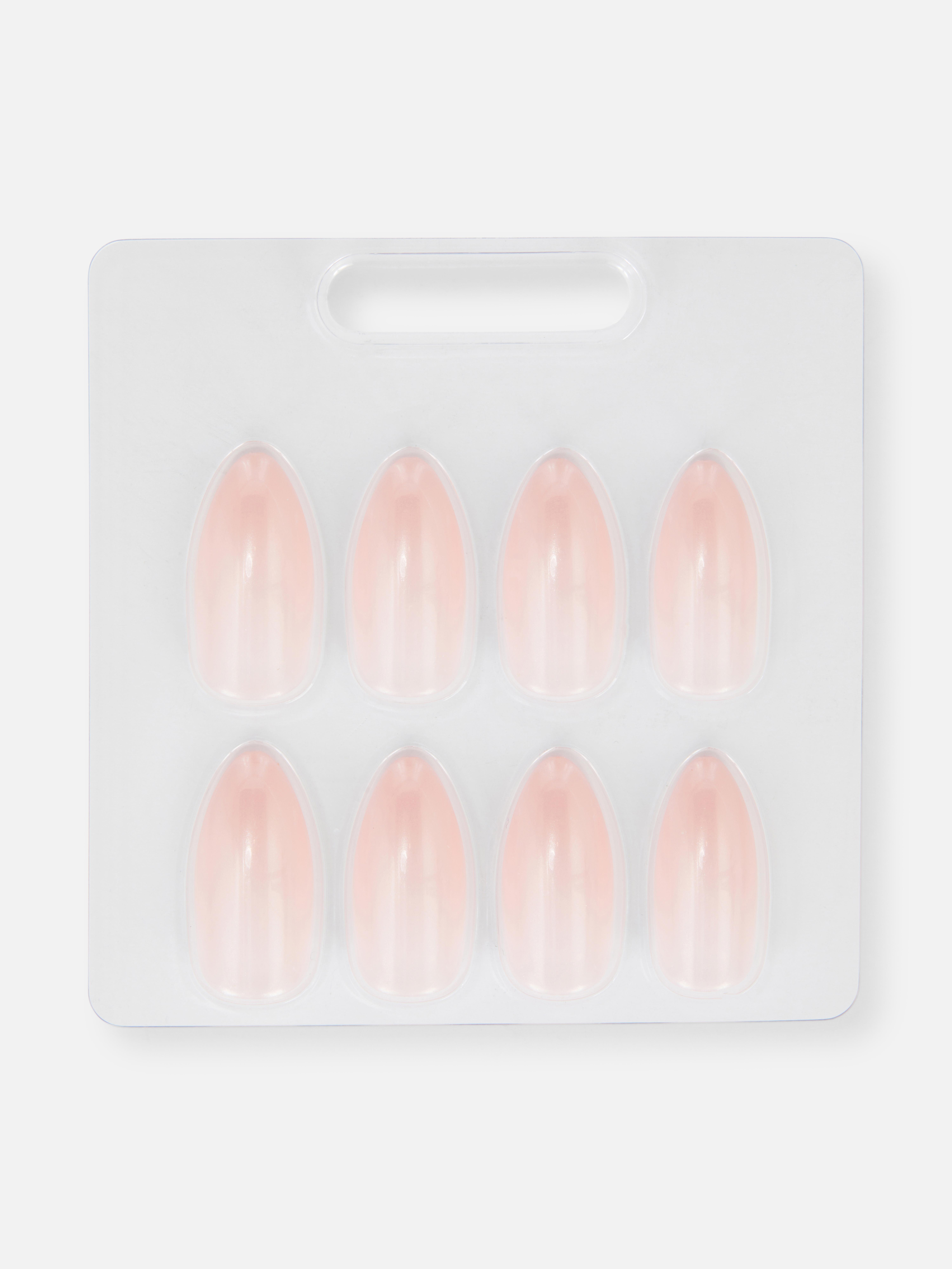 PS... Pointed Gloss Pearlescent False Nails