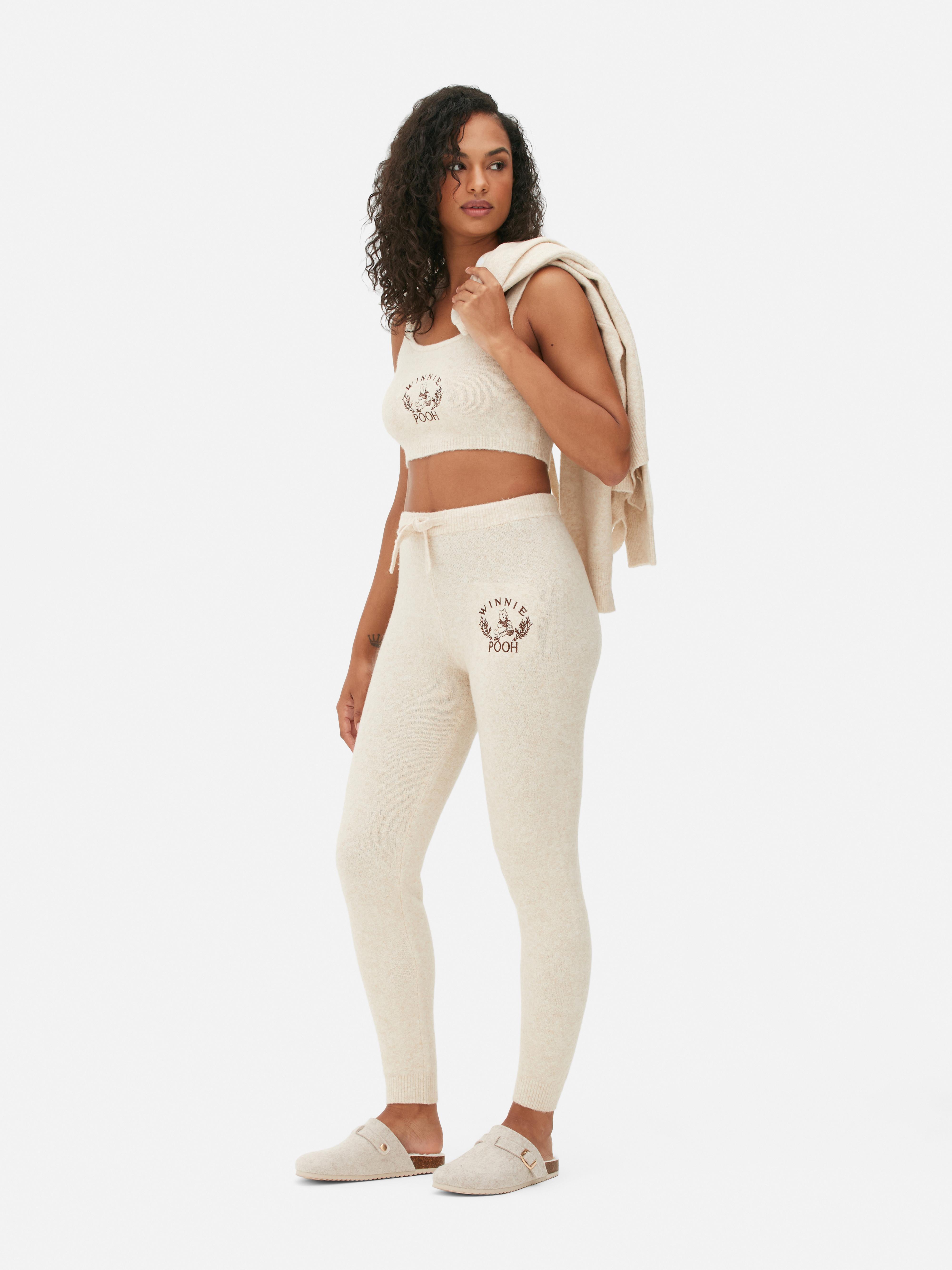 Disney's Winnie the Pooh Embroidered Knitted Leggings