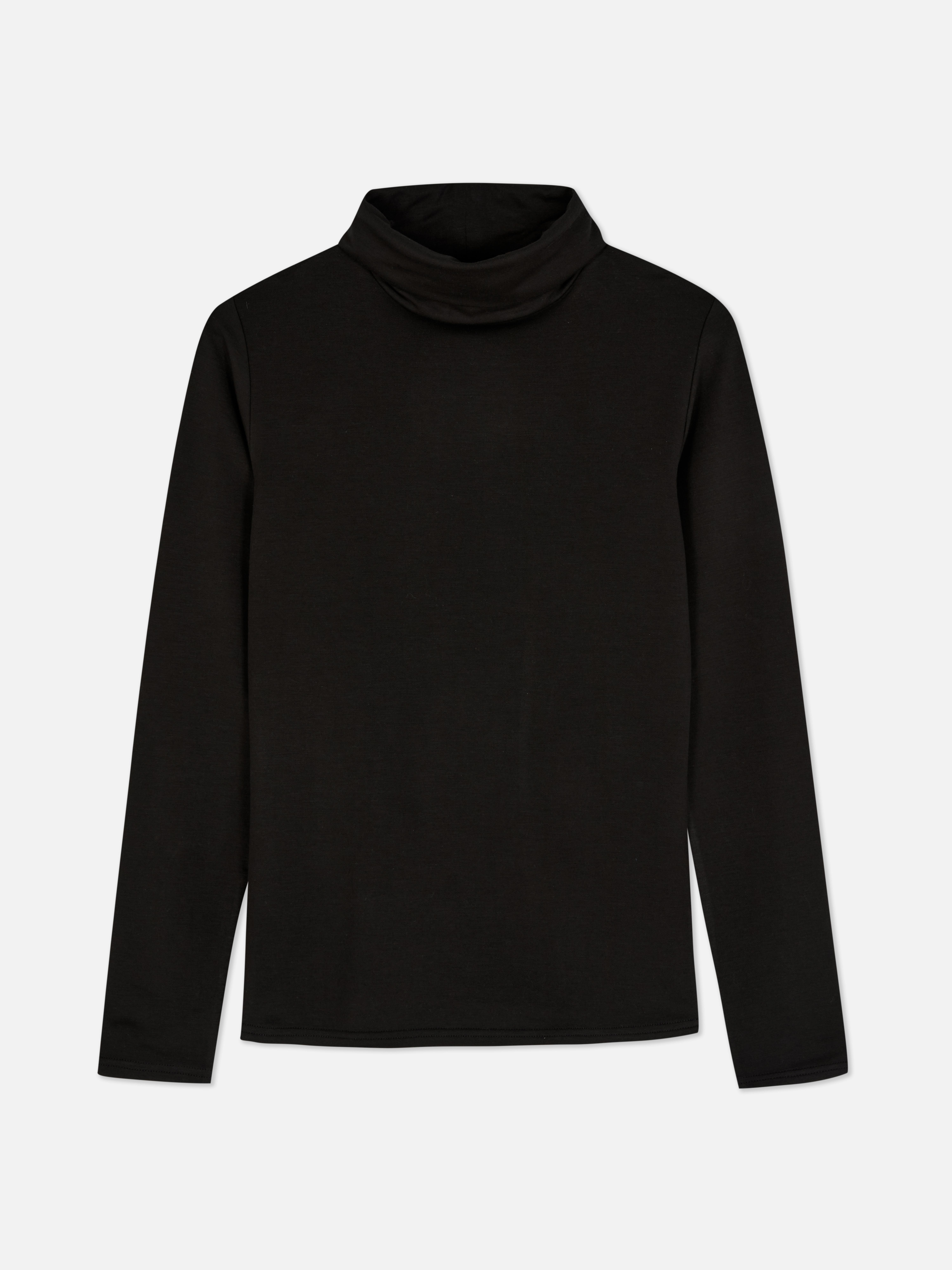 Thermal Roll Neck Top