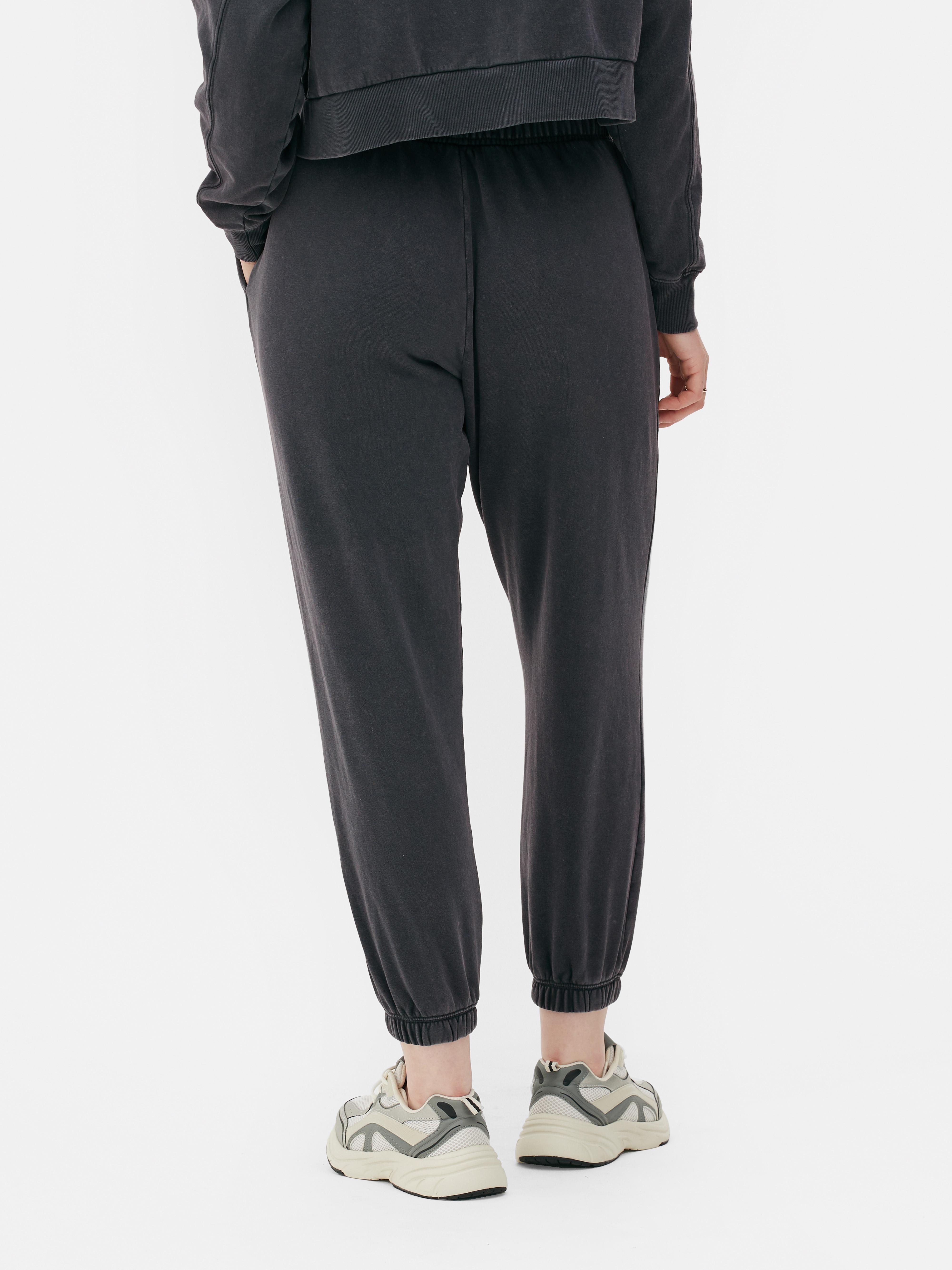 Cotton Rich Acid Wash Joggers