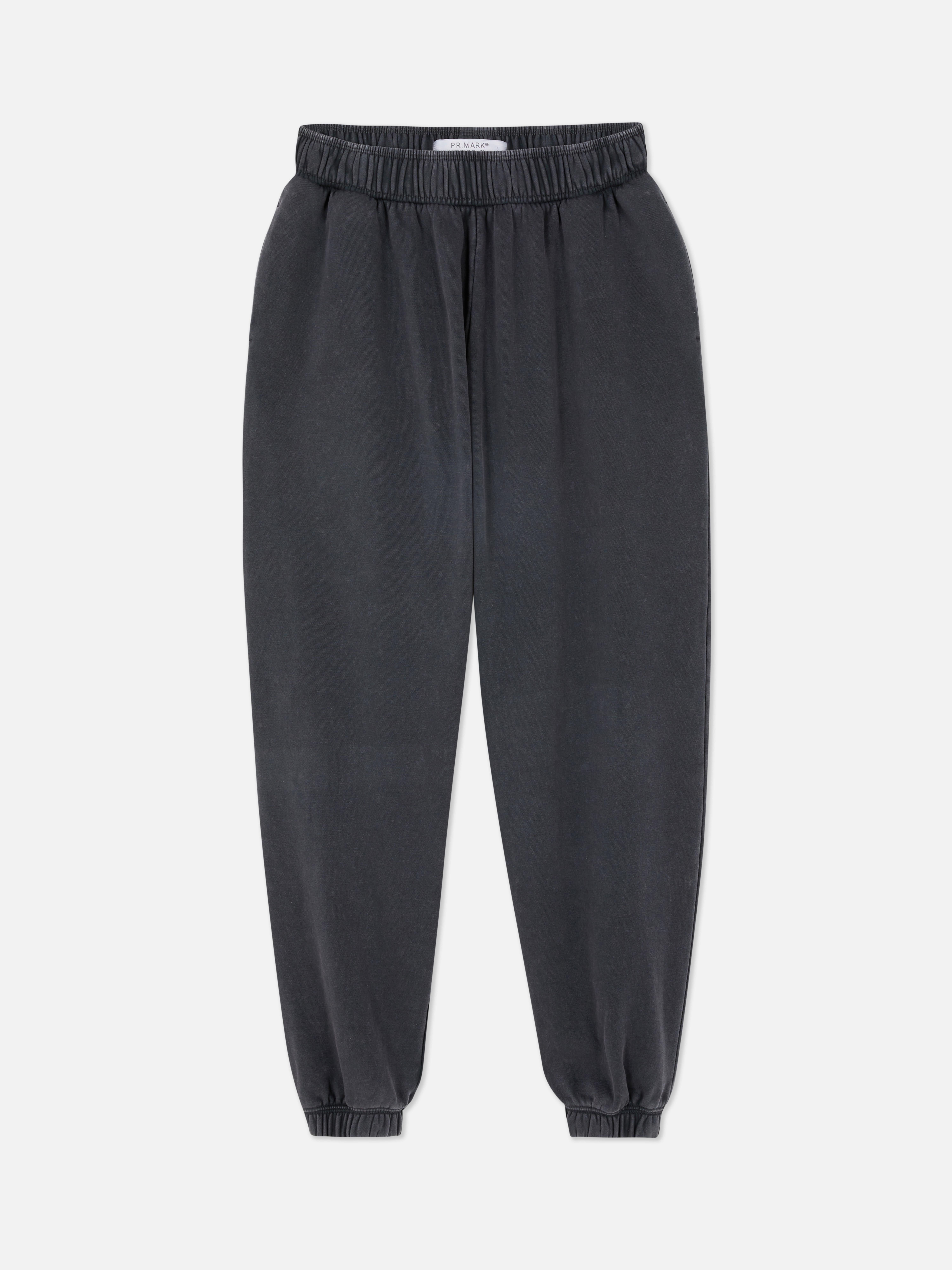 Cotton Rich Acid Wash Joggers