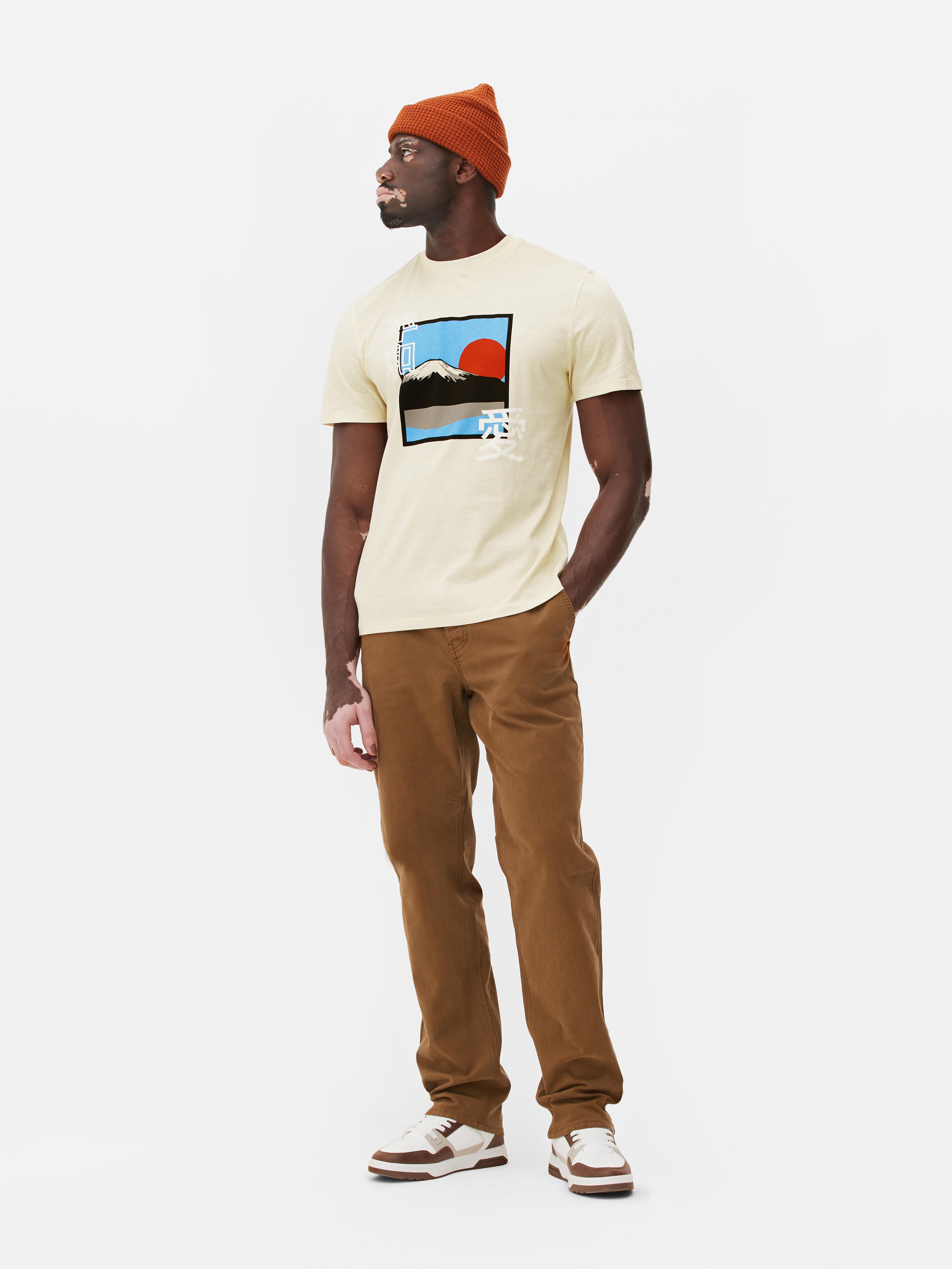 Mount Fuji Sunrise Graphic T-Shirt | Primark