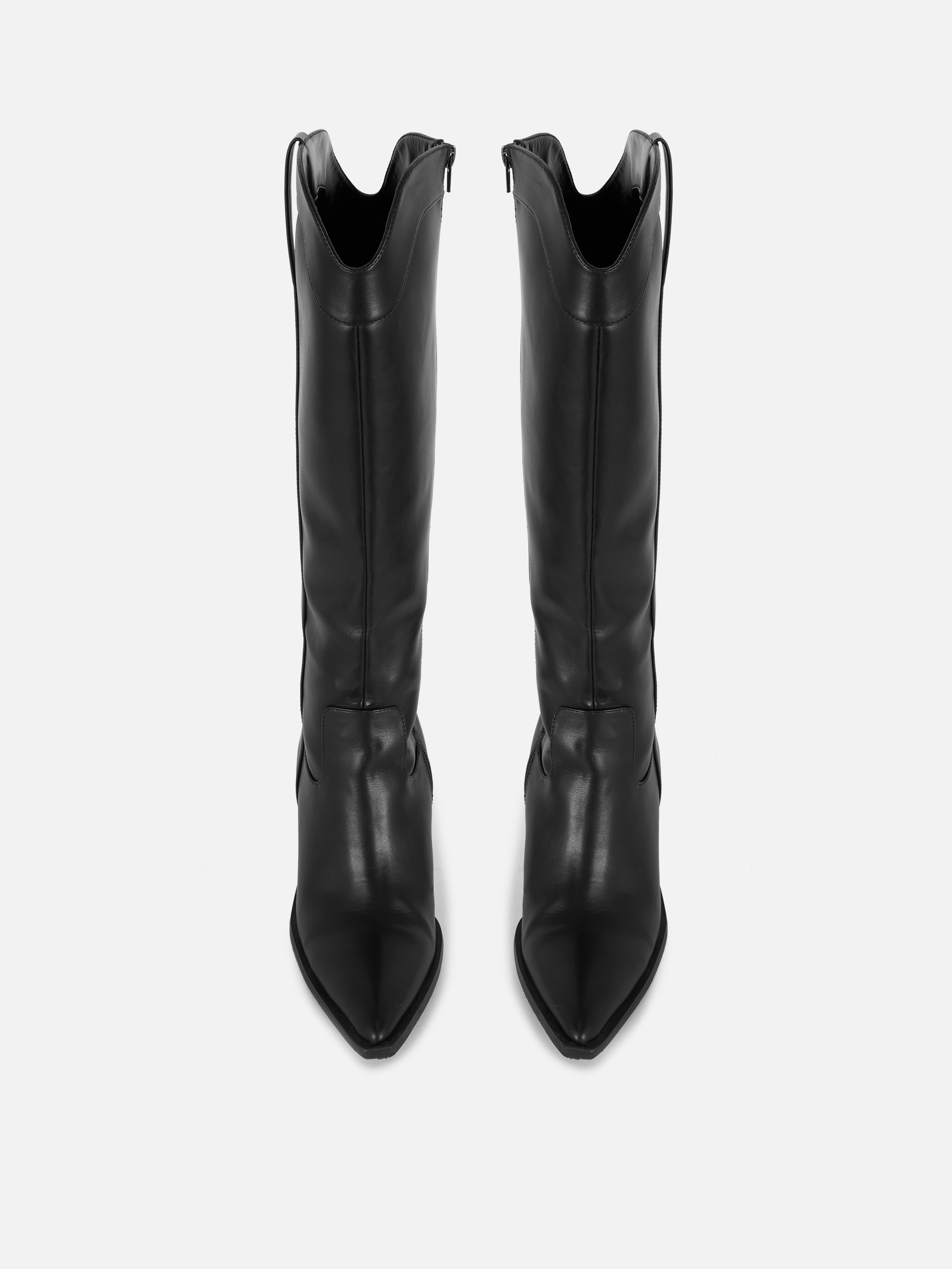 Rita Ora Faux Leather Cowboy Boots