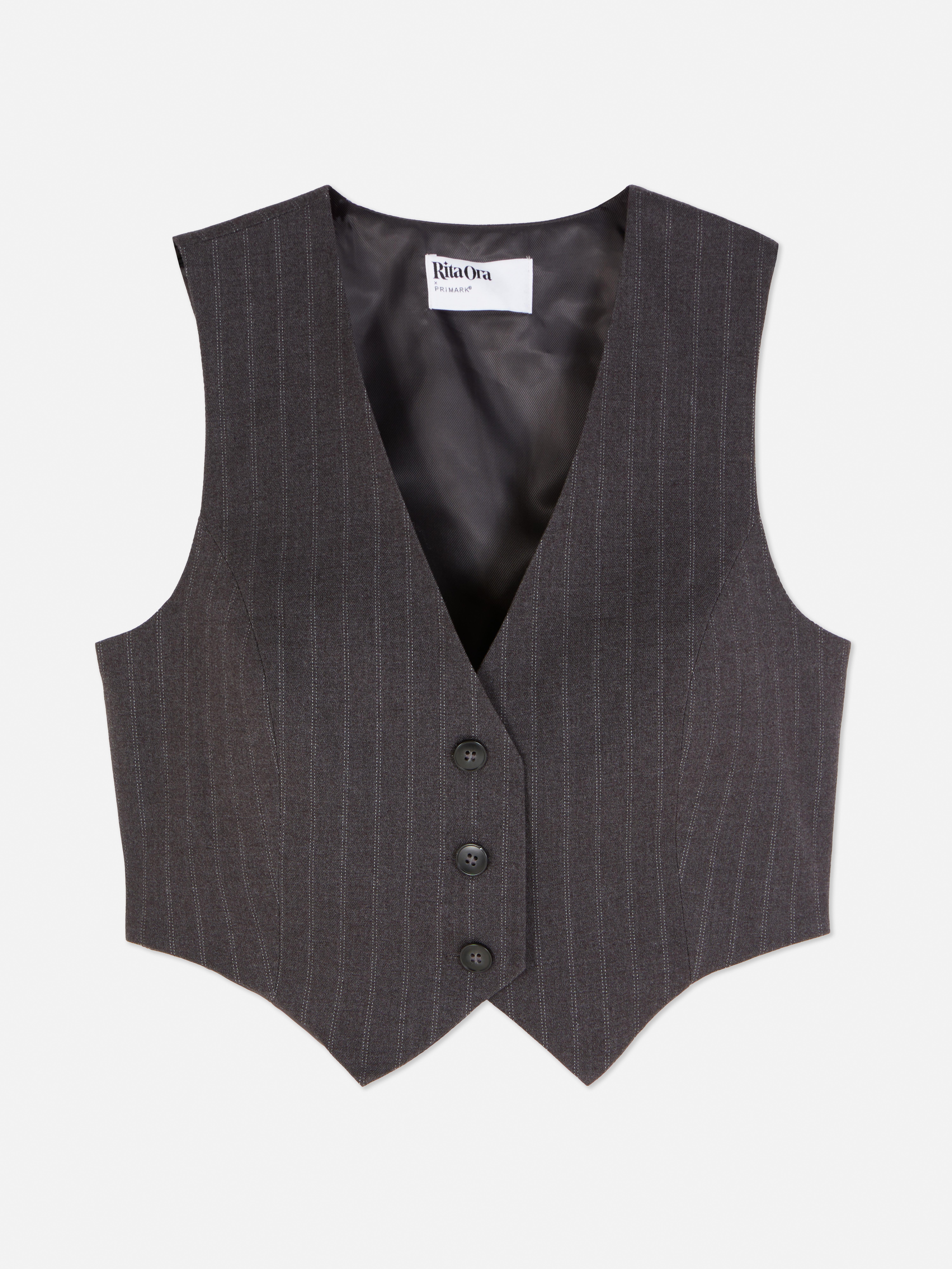 Rita Ora Tailored Crop Waistcoat | Primark