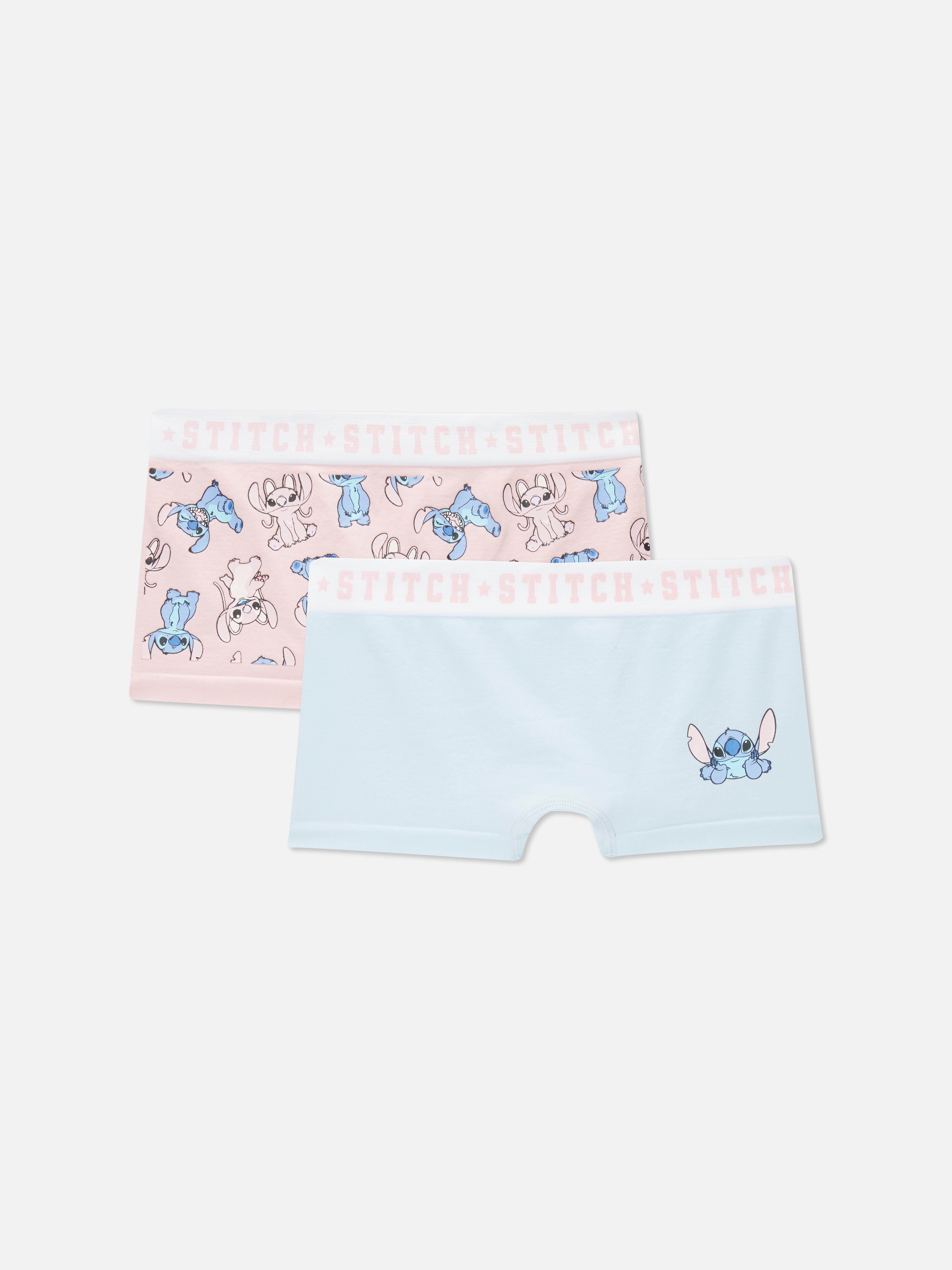 Disney's Lilo & Stitch Stitch Cotton Shorts Knickers Underwear 5-15 Years 6  Pack