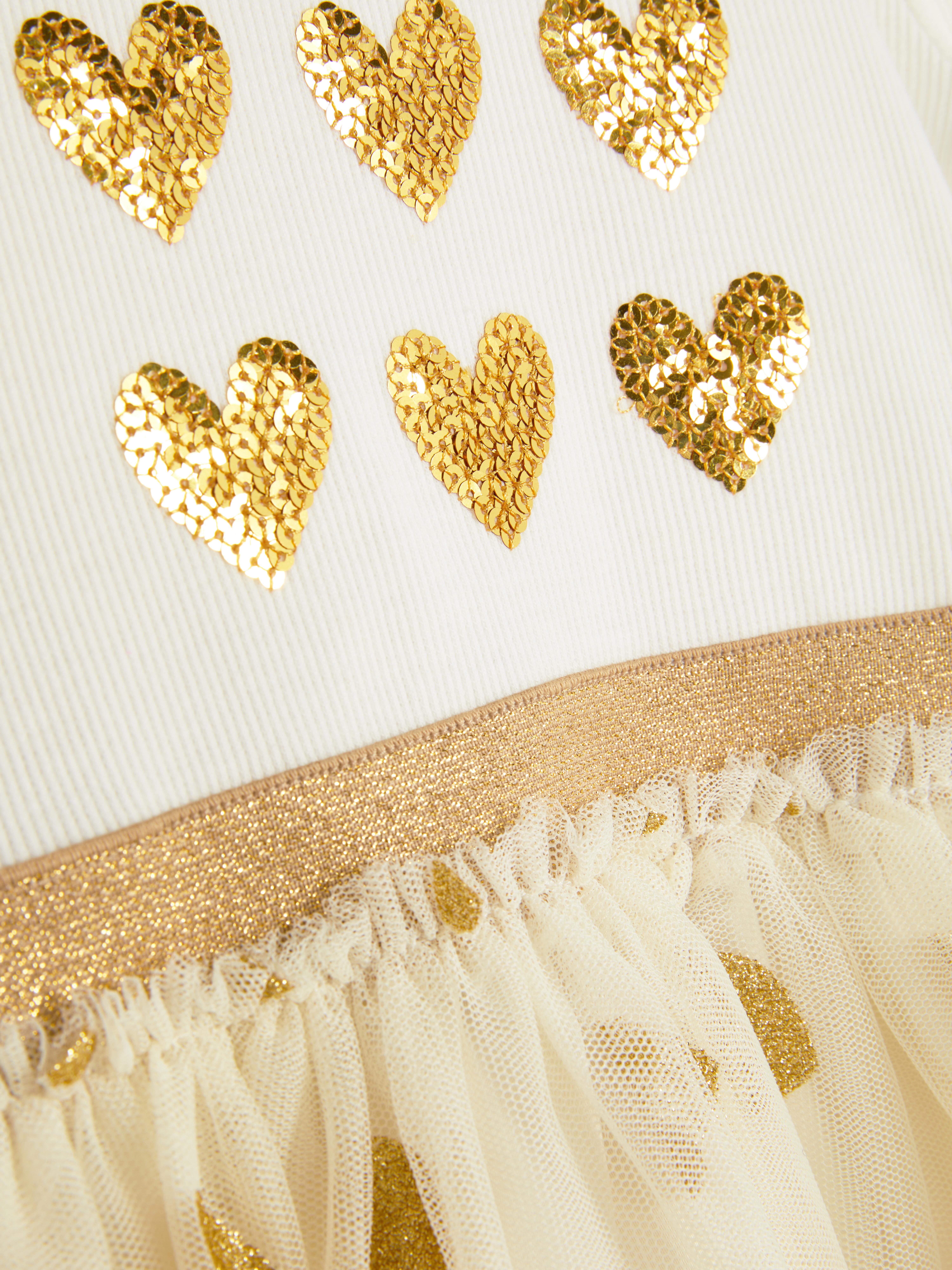 1.5-8yrs | Sequin Heart Tutu Dress