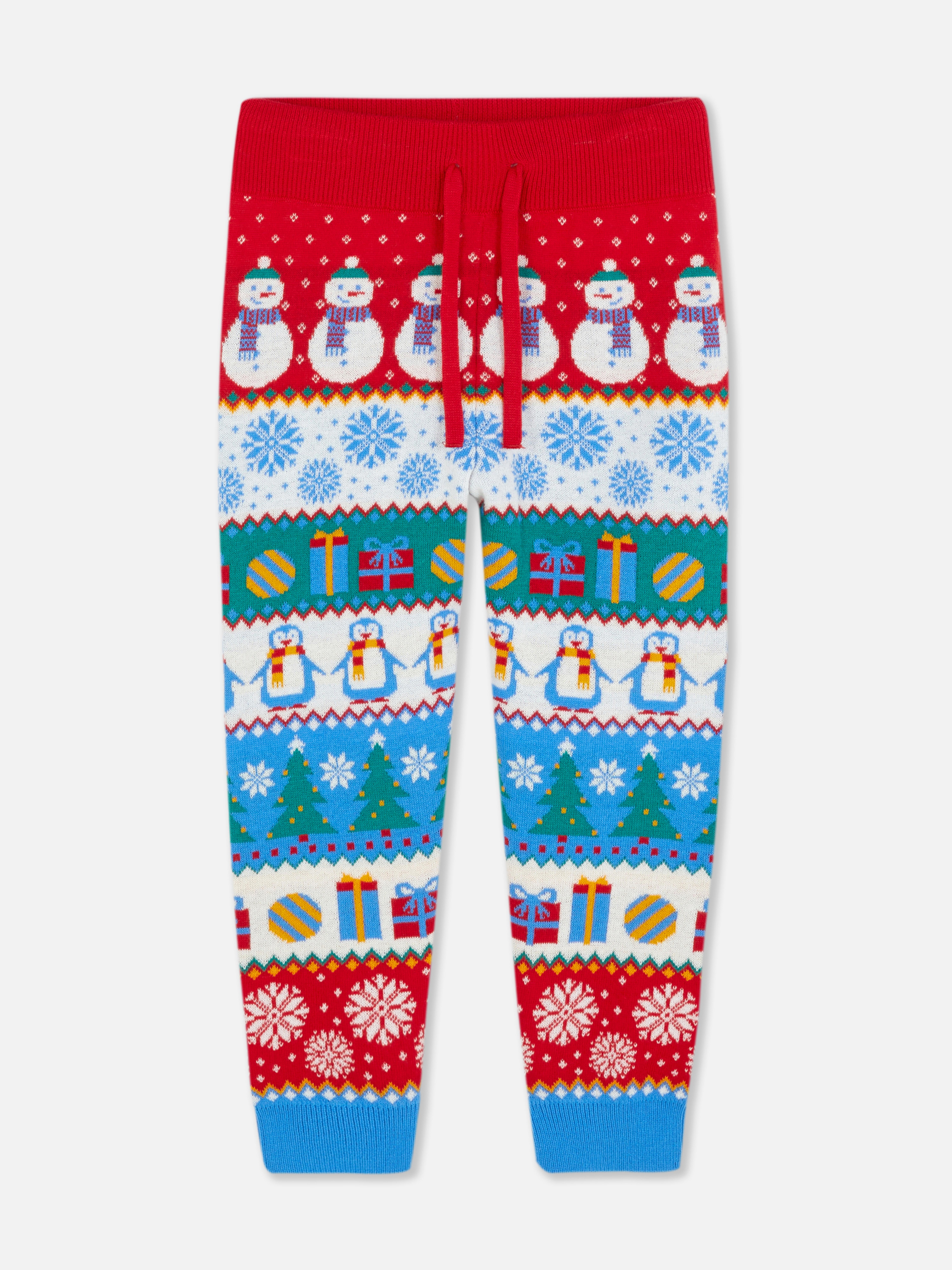 Pantaloni da tuta coordinati natalizi fair isle