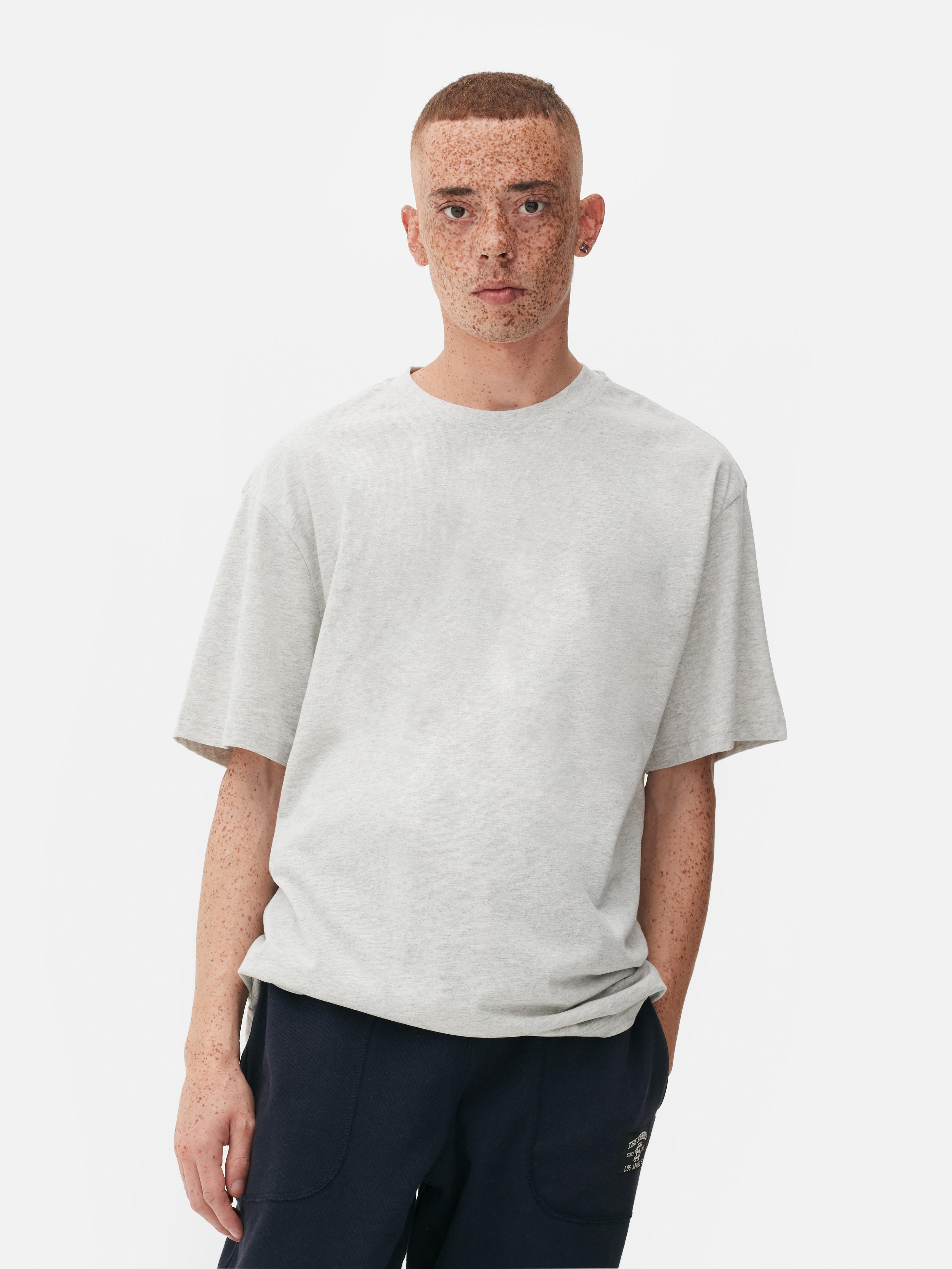 Men's Gray Relaxed T-Shirt | Primark