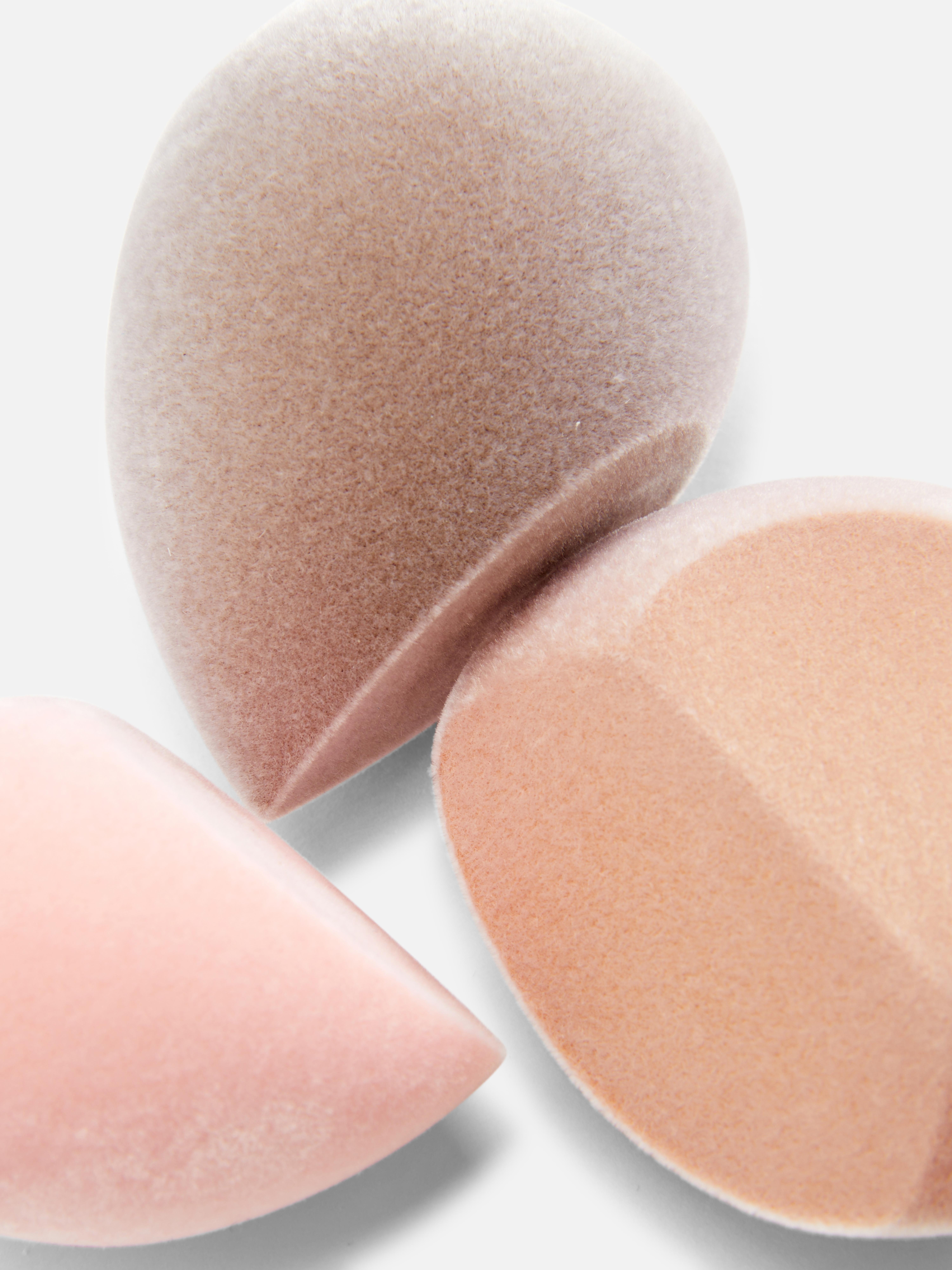 3pk Powder Makeup Blending Sponges