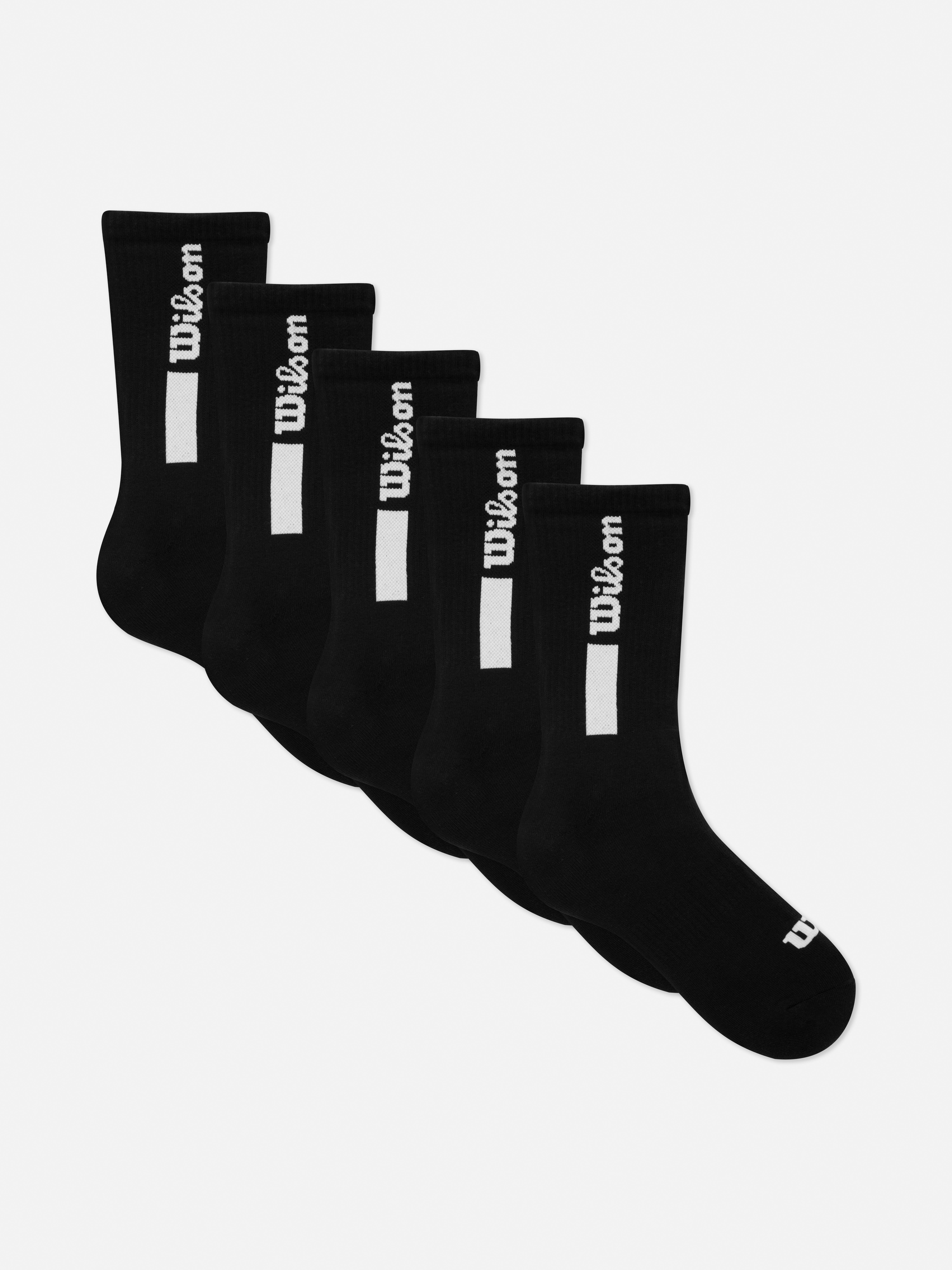5pk Wilson Sports Crew Socks