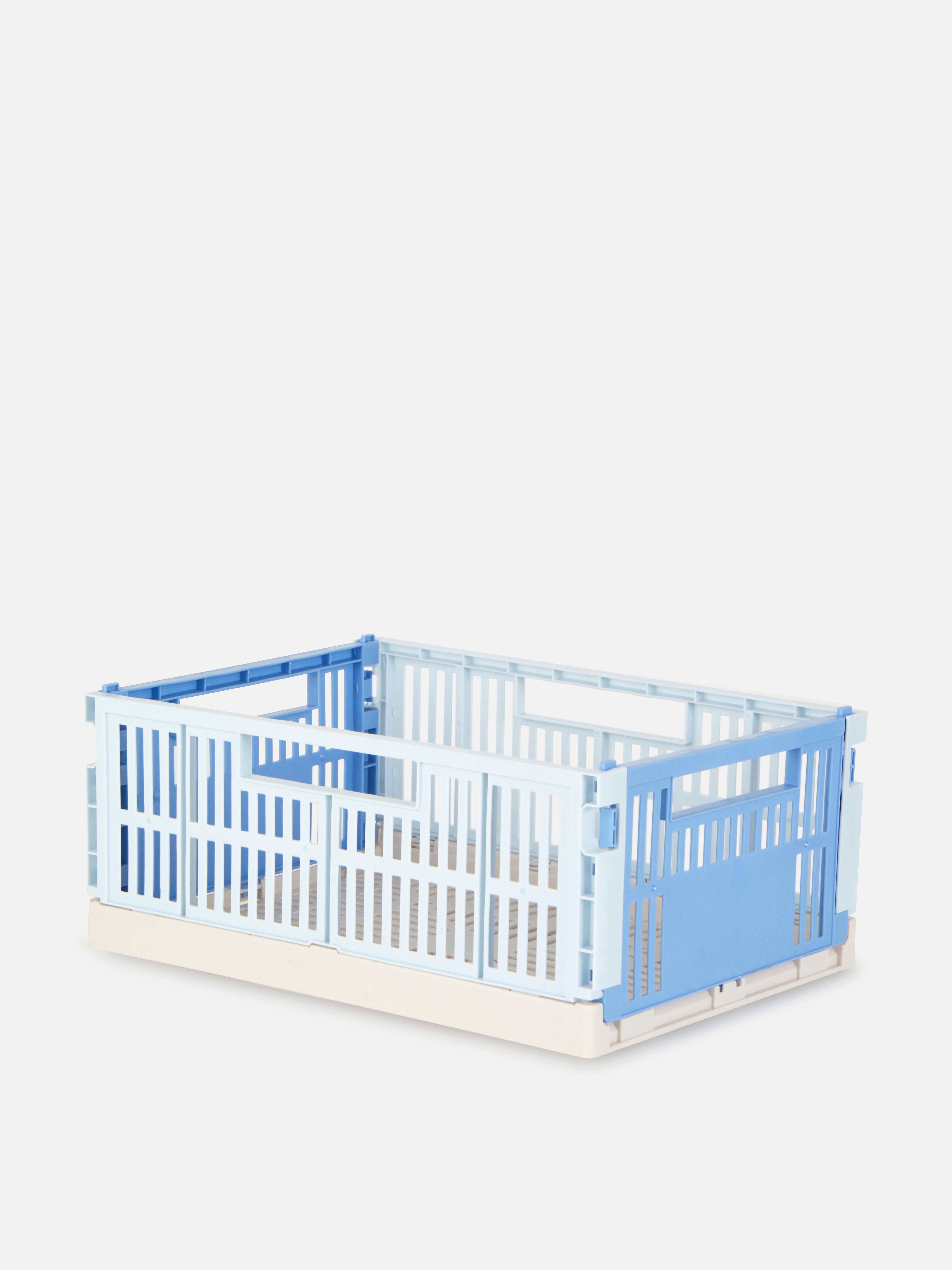 Caisse de rangement pliable Bleu