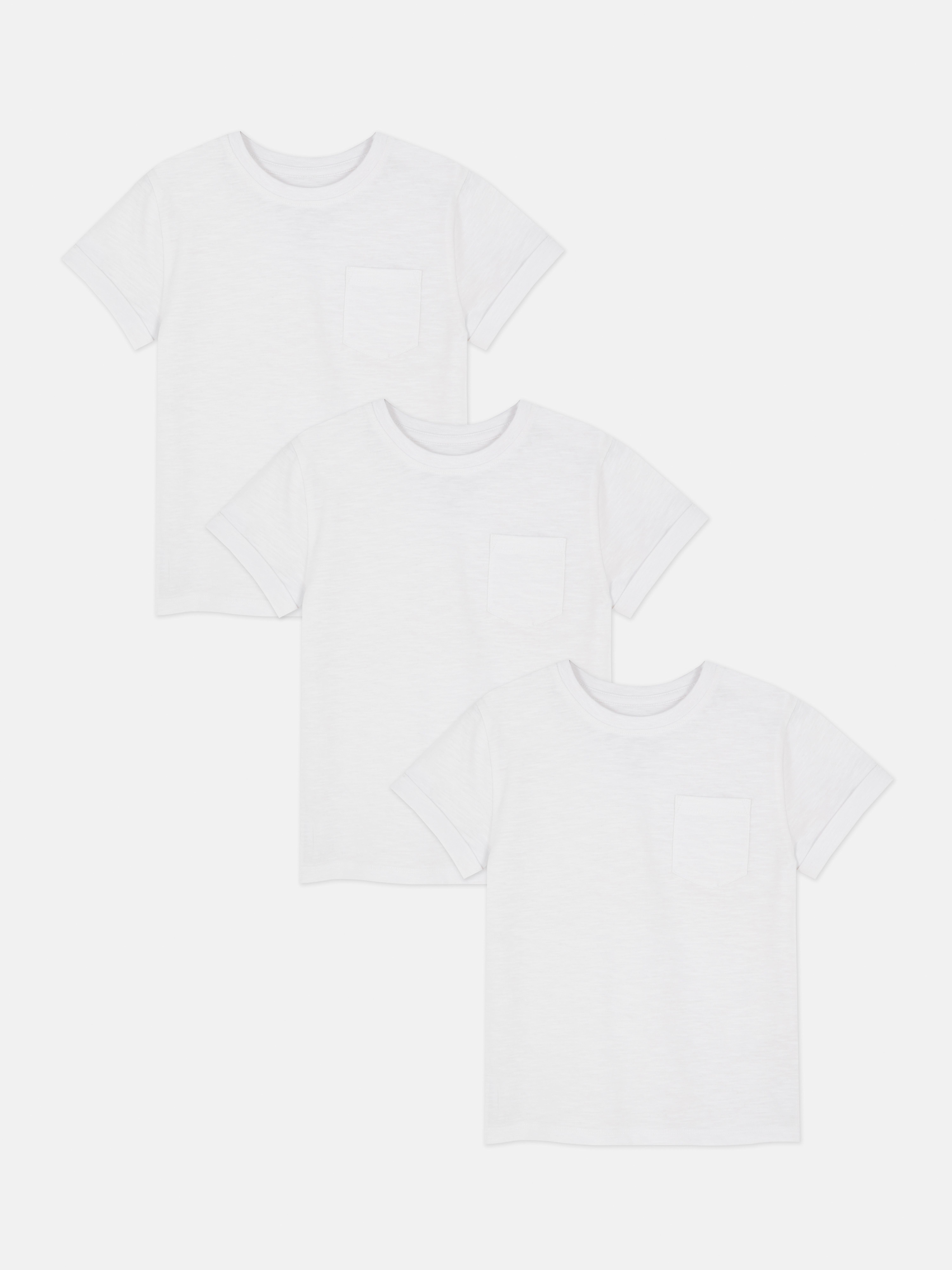 3pk Essential Slub Short Sleeve T-shirts
