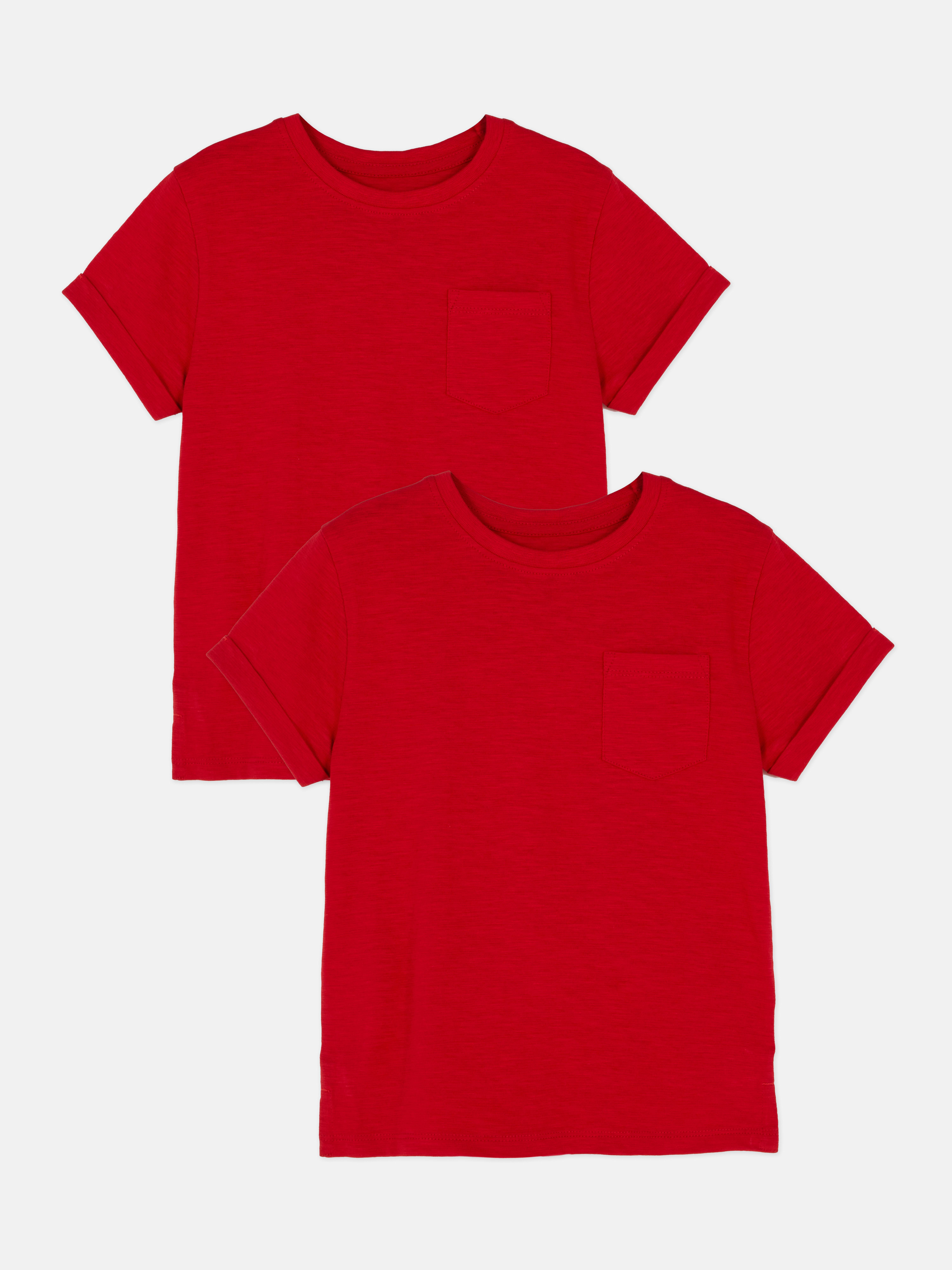 2pk Slub Short Sleeve T-shirts