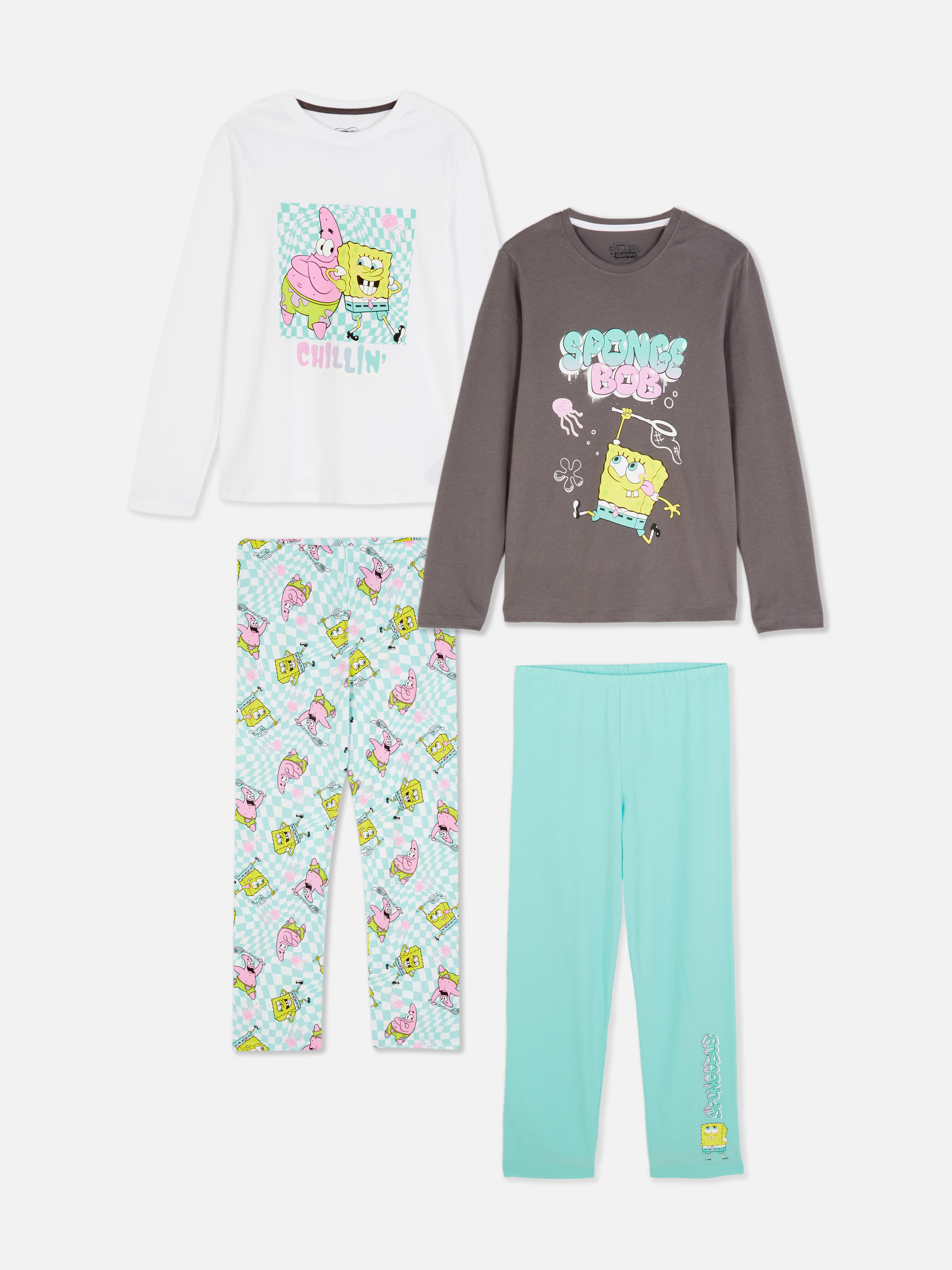 2pk SpongeBob SquarePants Pyjamas