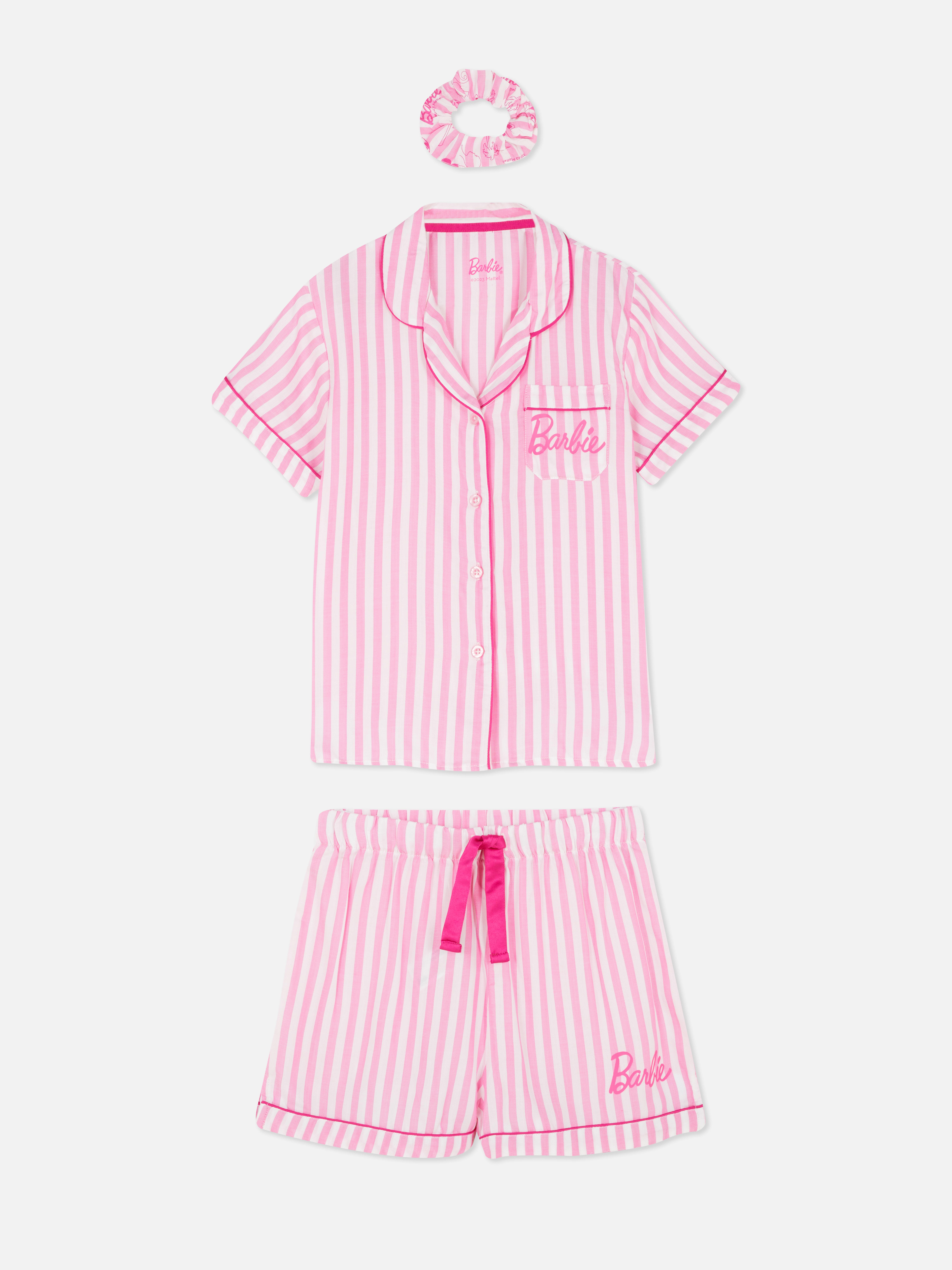 Barbie Short Pyjamas With Scrunchie
