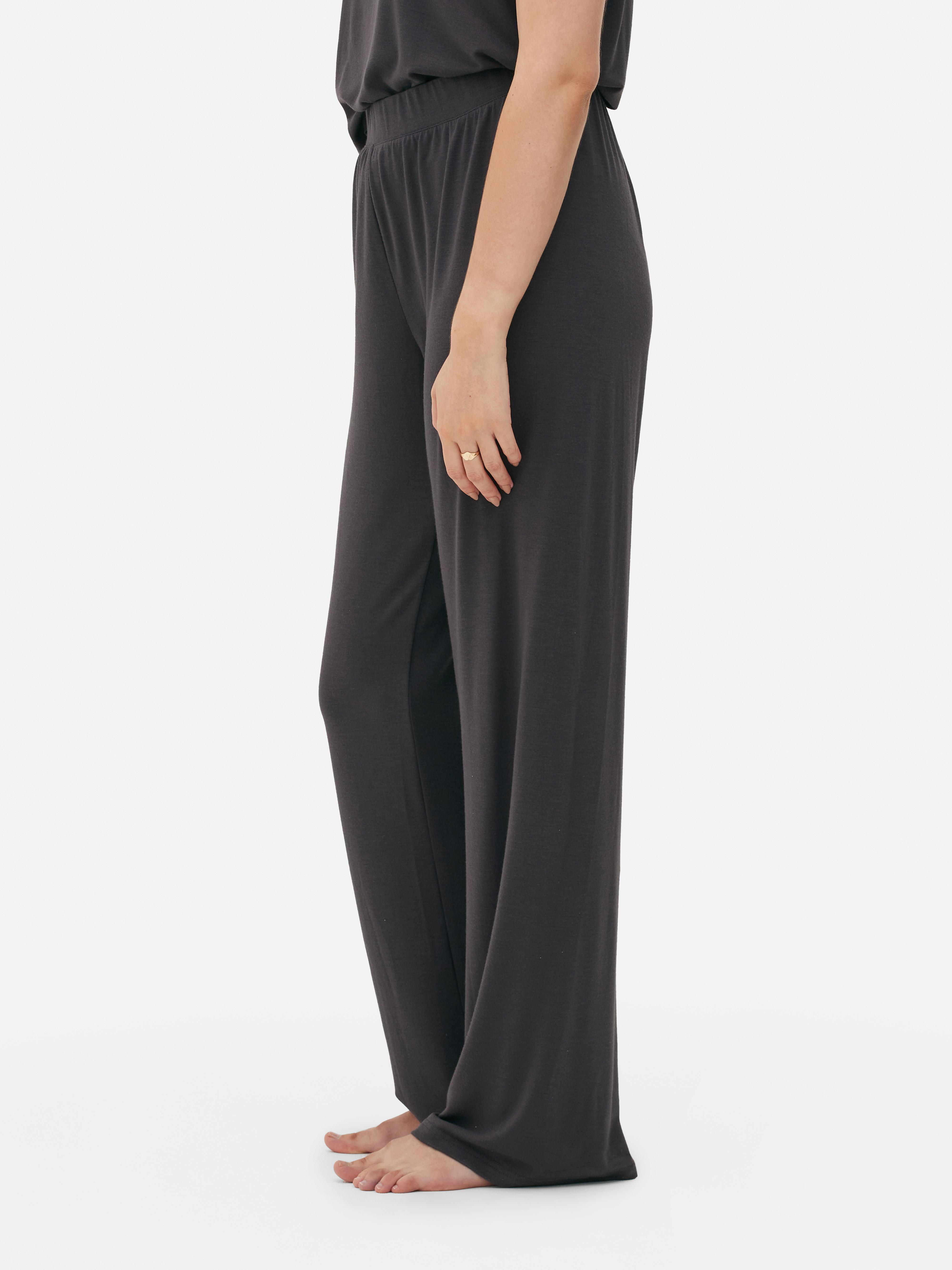 Lightweight Straight Leg Pyjama Bottoms