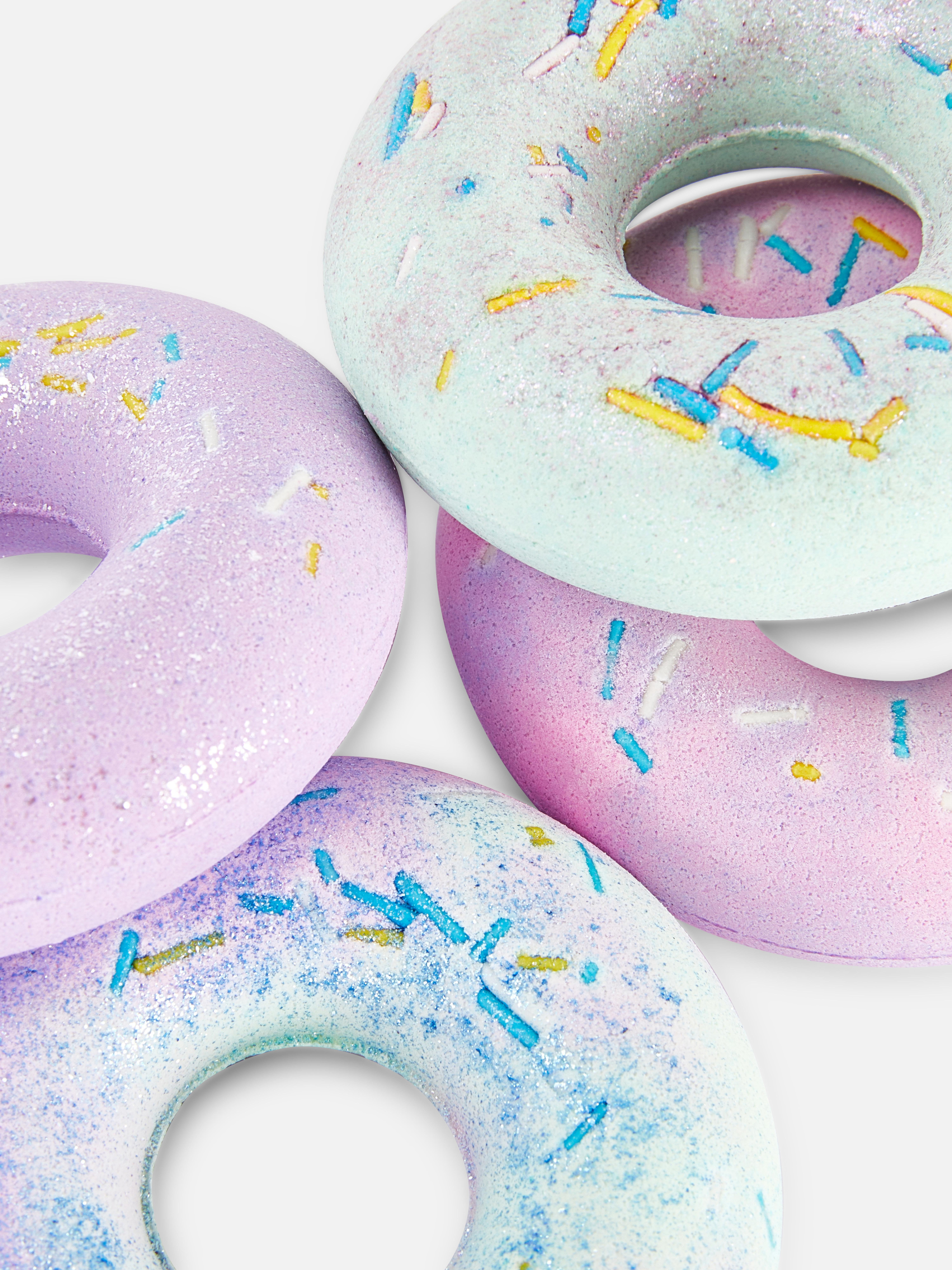 4pk Doughnut Bath Fizzer Gift Set