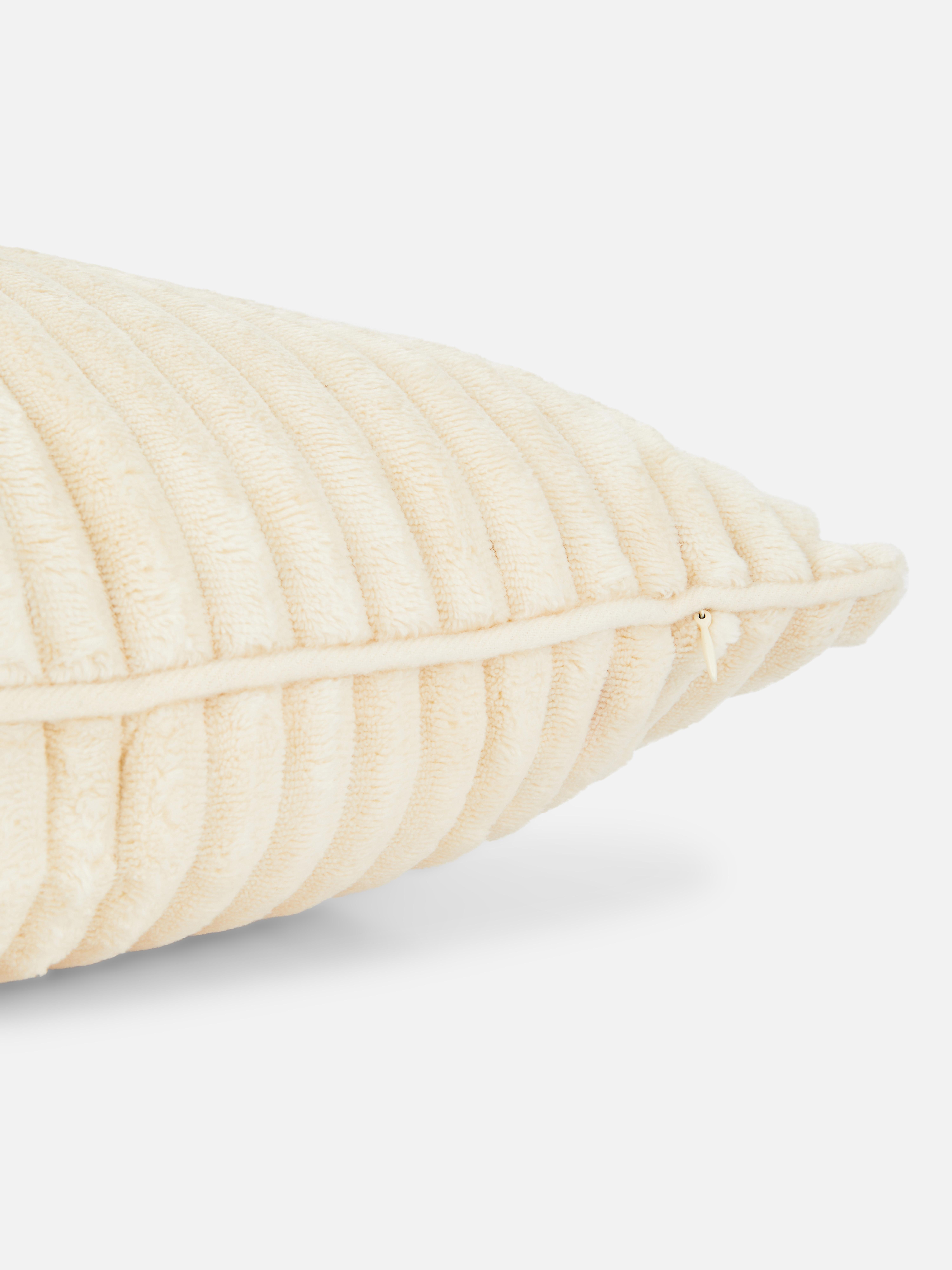 Rechteckige Kissen mit Rippenstruktur, 2er-Pack