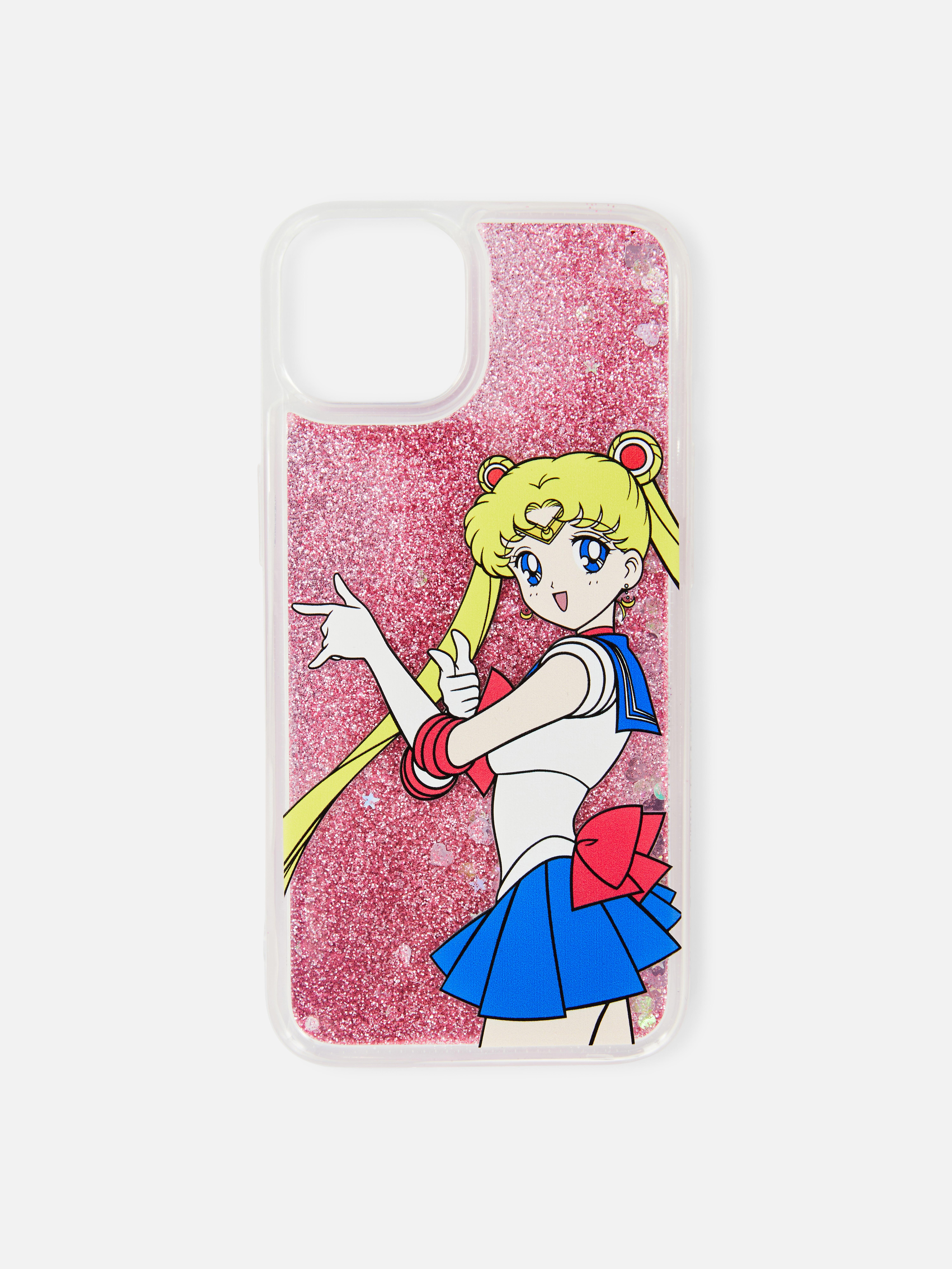 Coque de téléphone à paillettes Sailor Moon