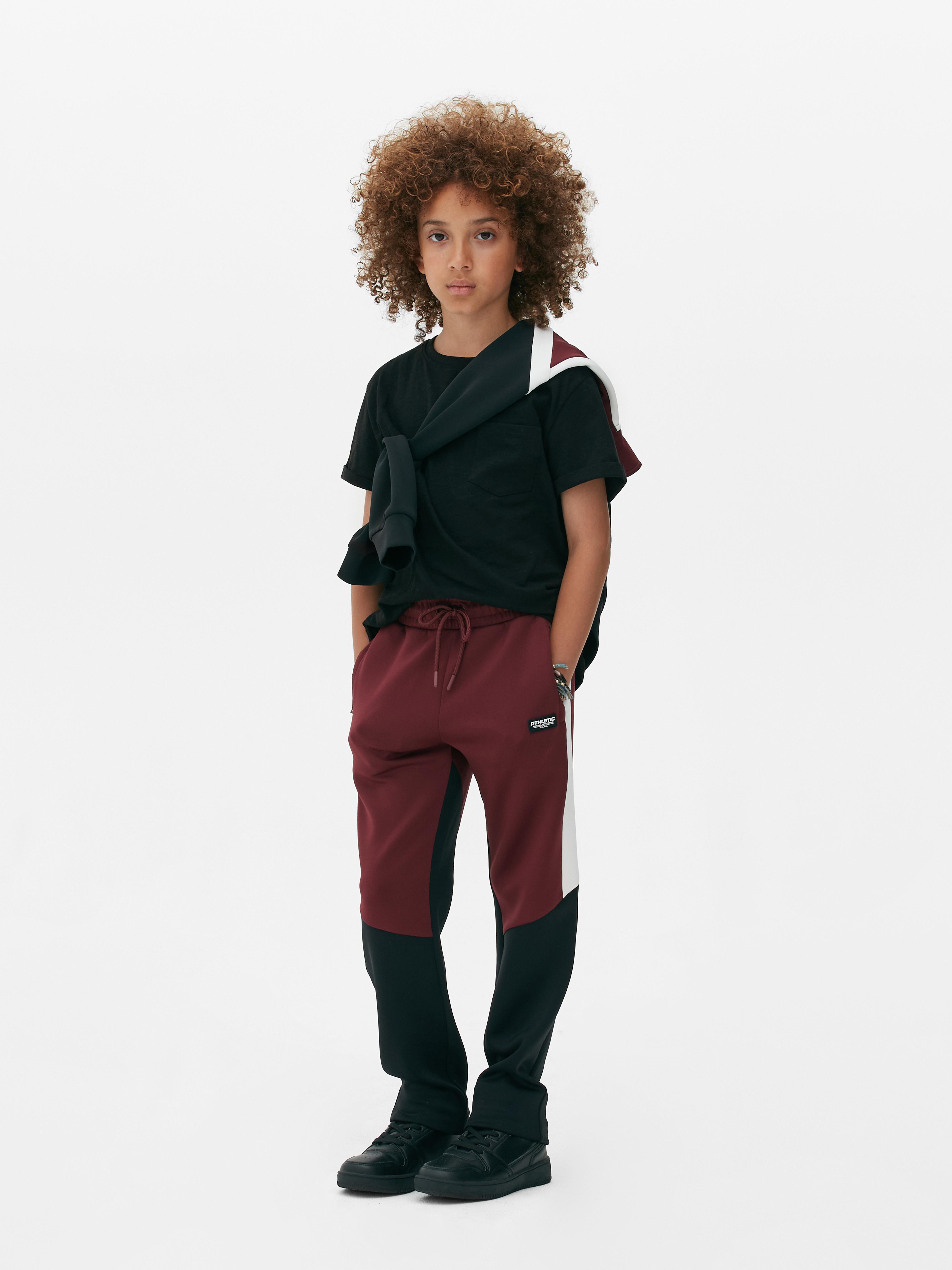 Pantaloni da tuta a blocchi di colore