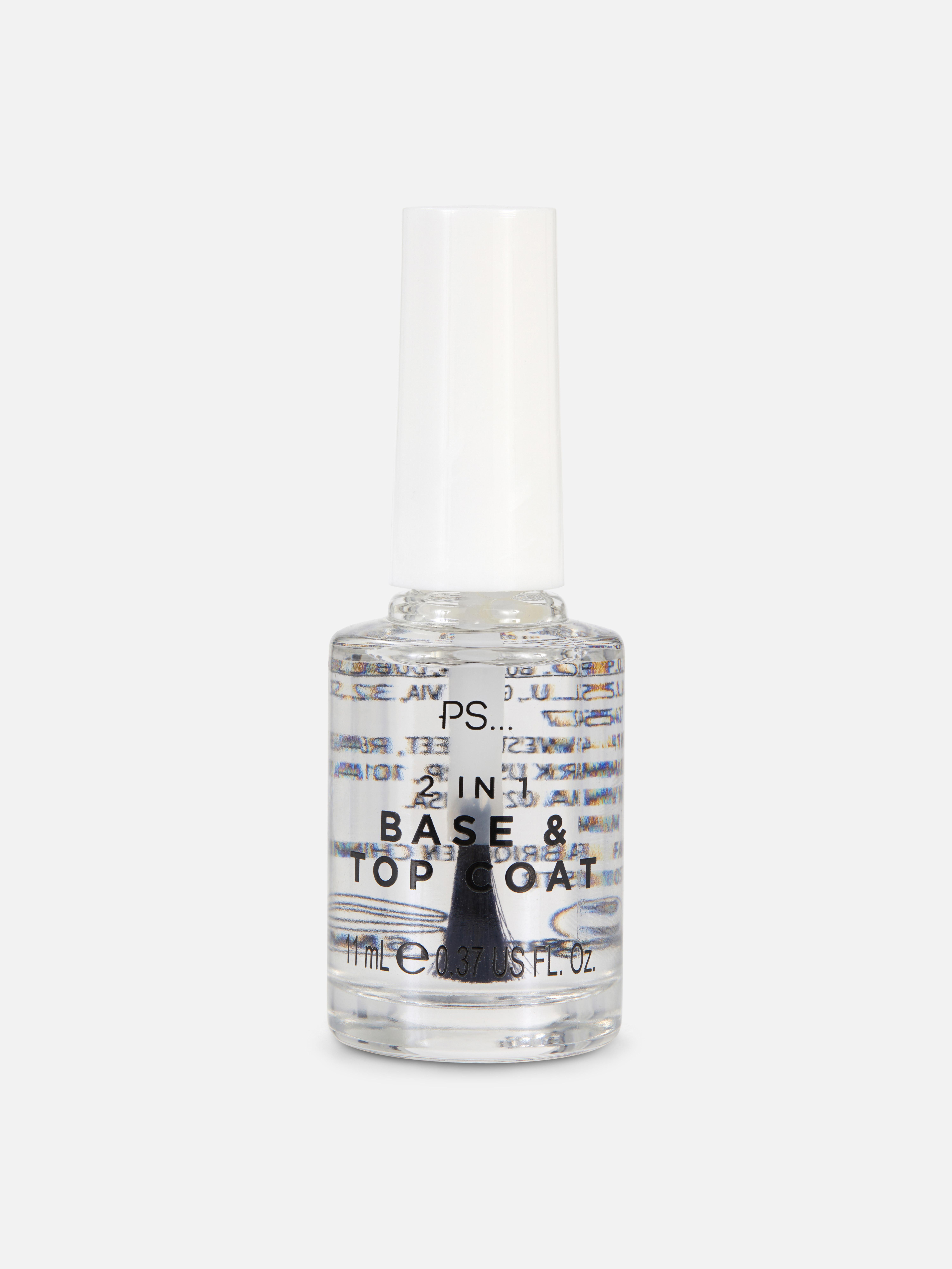 Smalto per unghie 2 in 1 base e top coat PS...