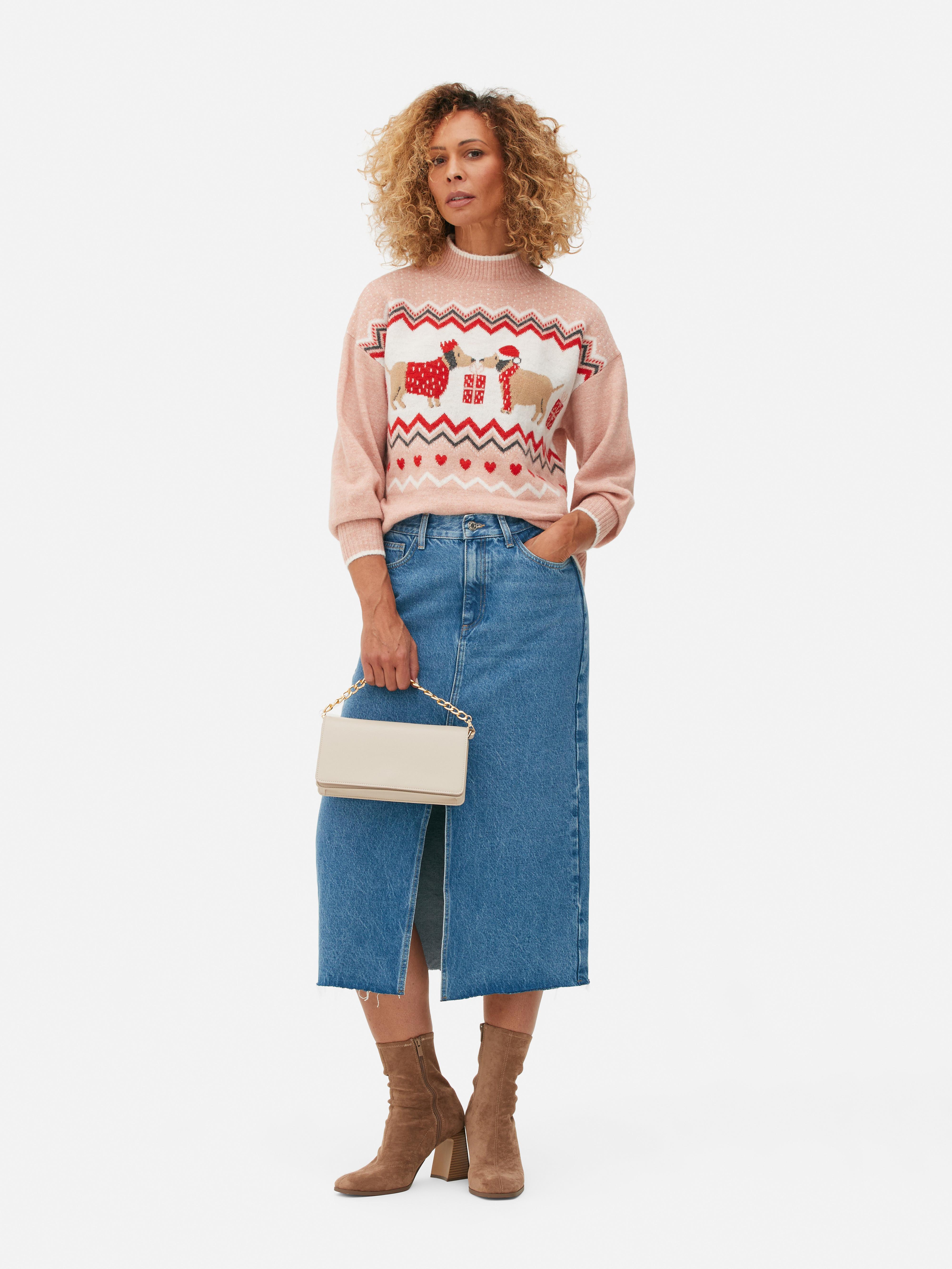 Women's Dachshund Christmas Sweater