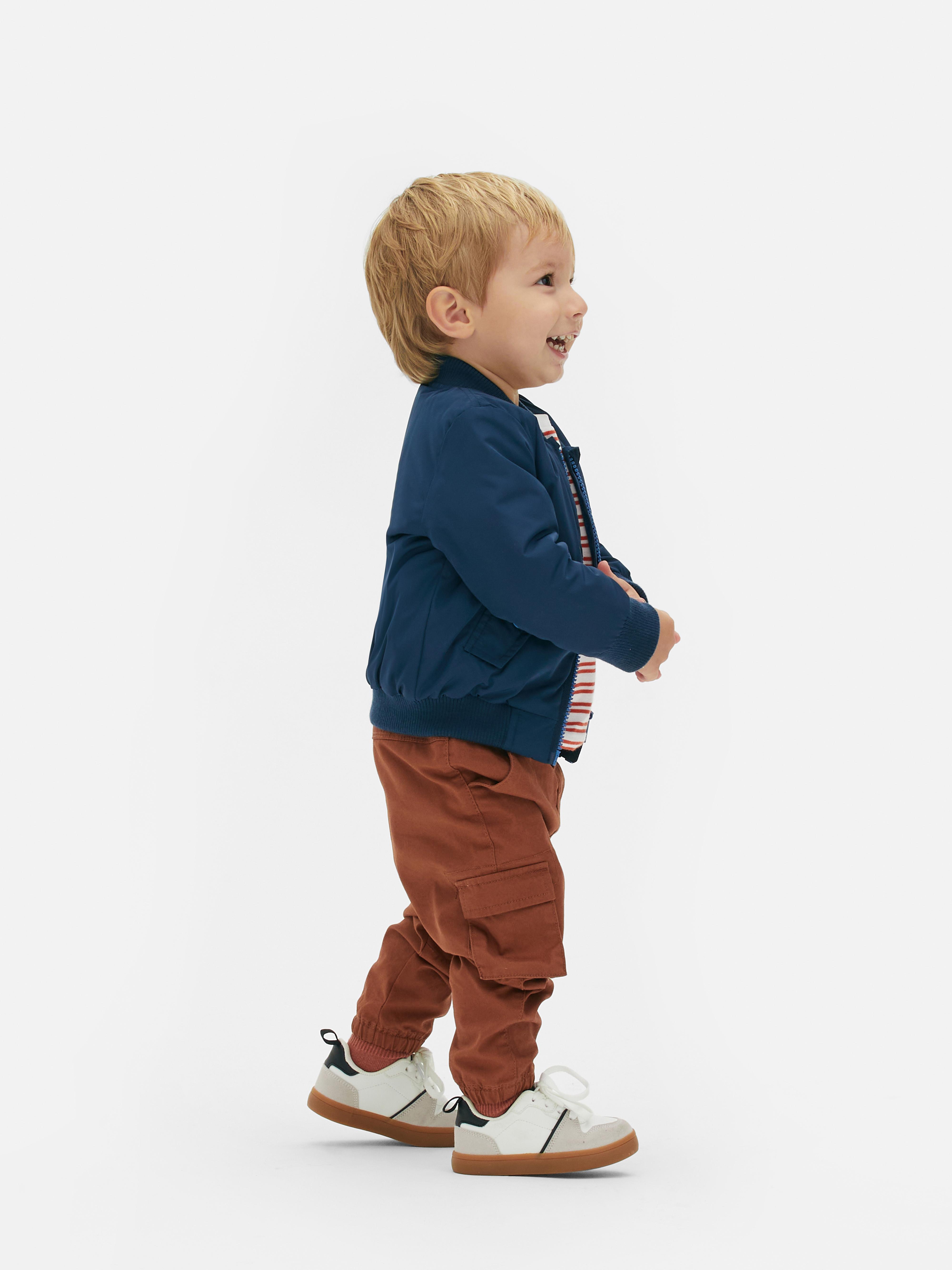 Baby Boys Tan Cuffed Leg Cargo Trousers | Primark