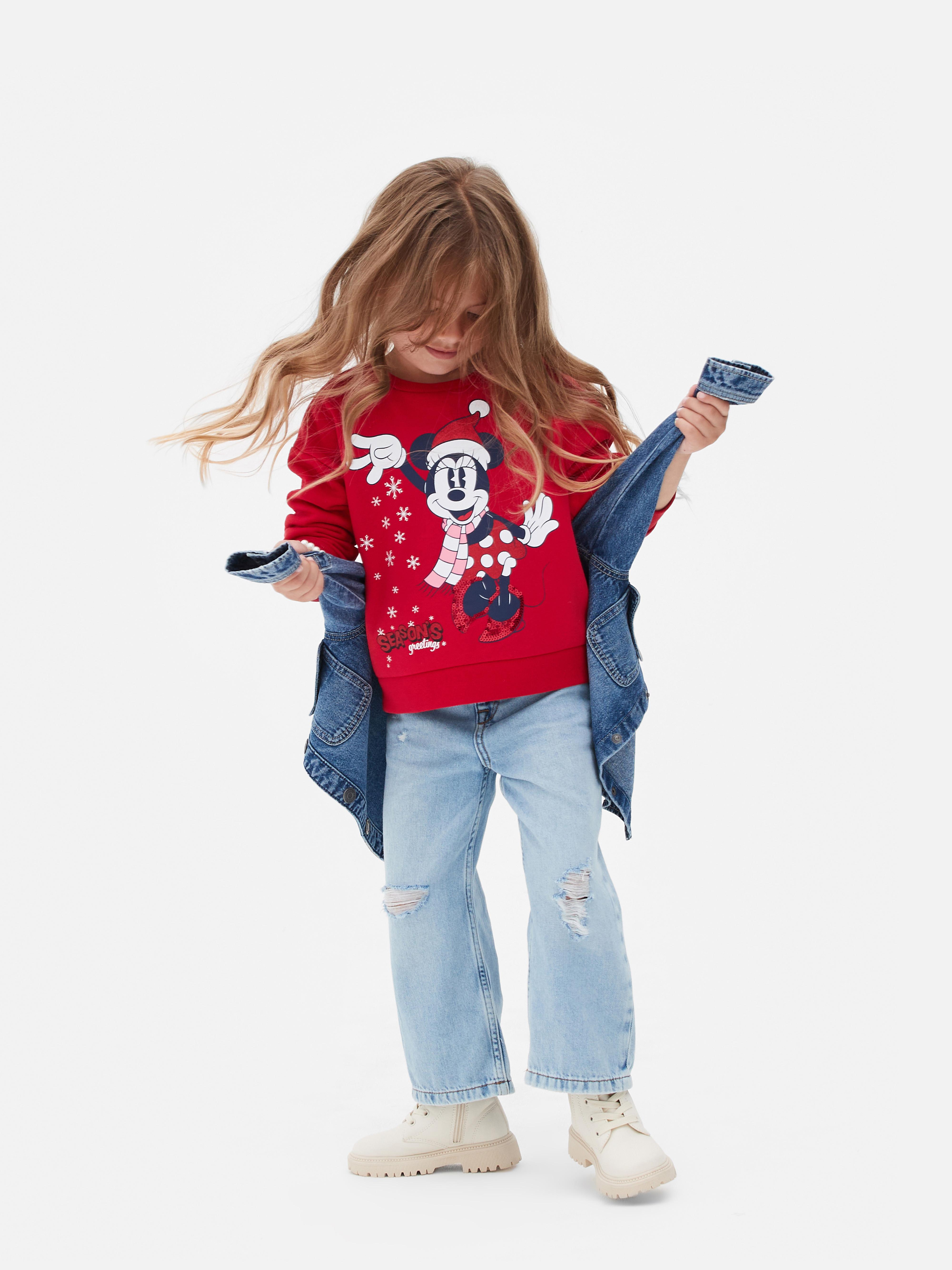 „Disney Minnie Maus“ Weihnachts-Sweatshirt für Kinder