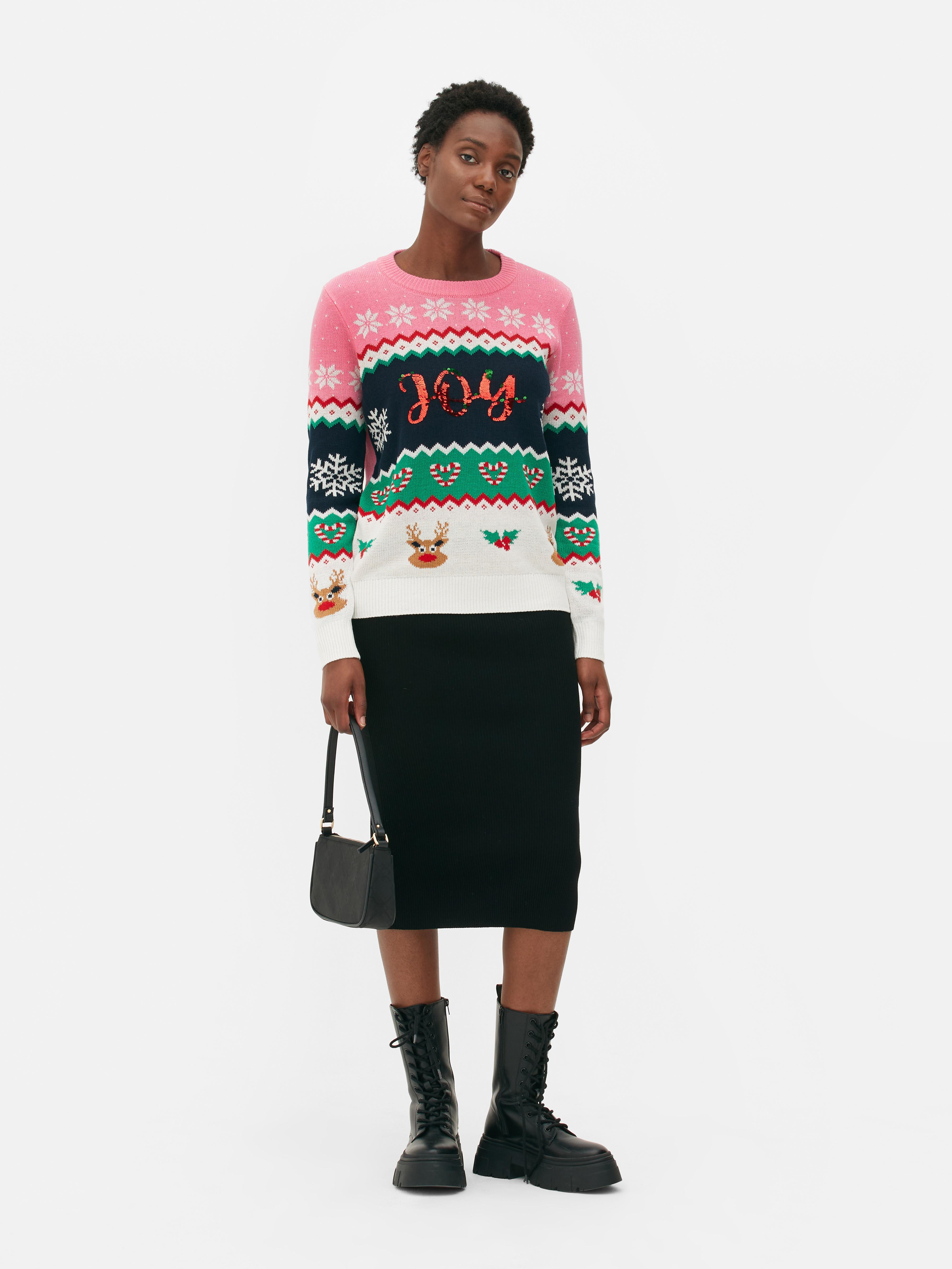 Women's Knitted Christmas Jumper