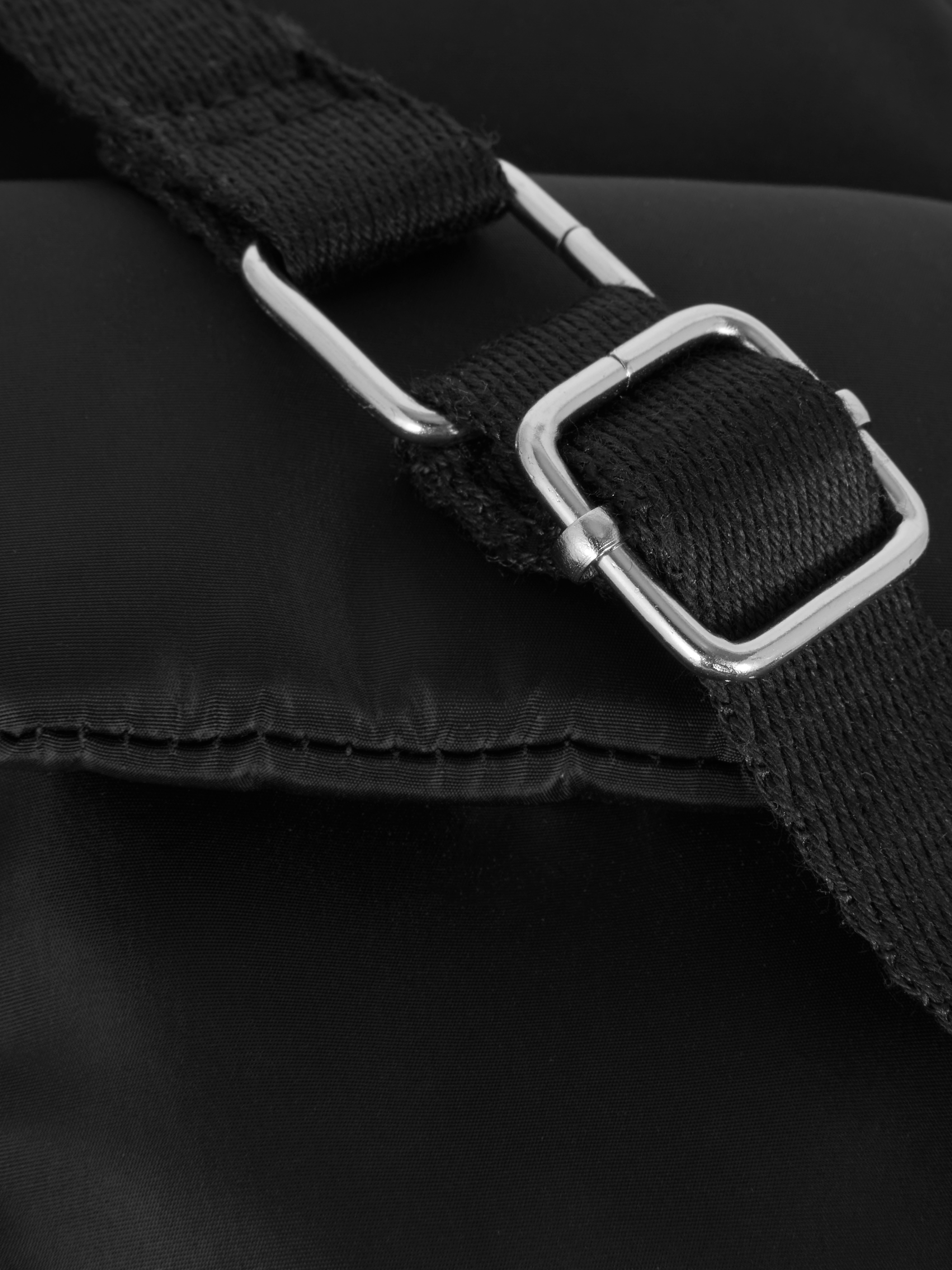 Womens Black Padded CrossBody Phone Holder Bag Primark