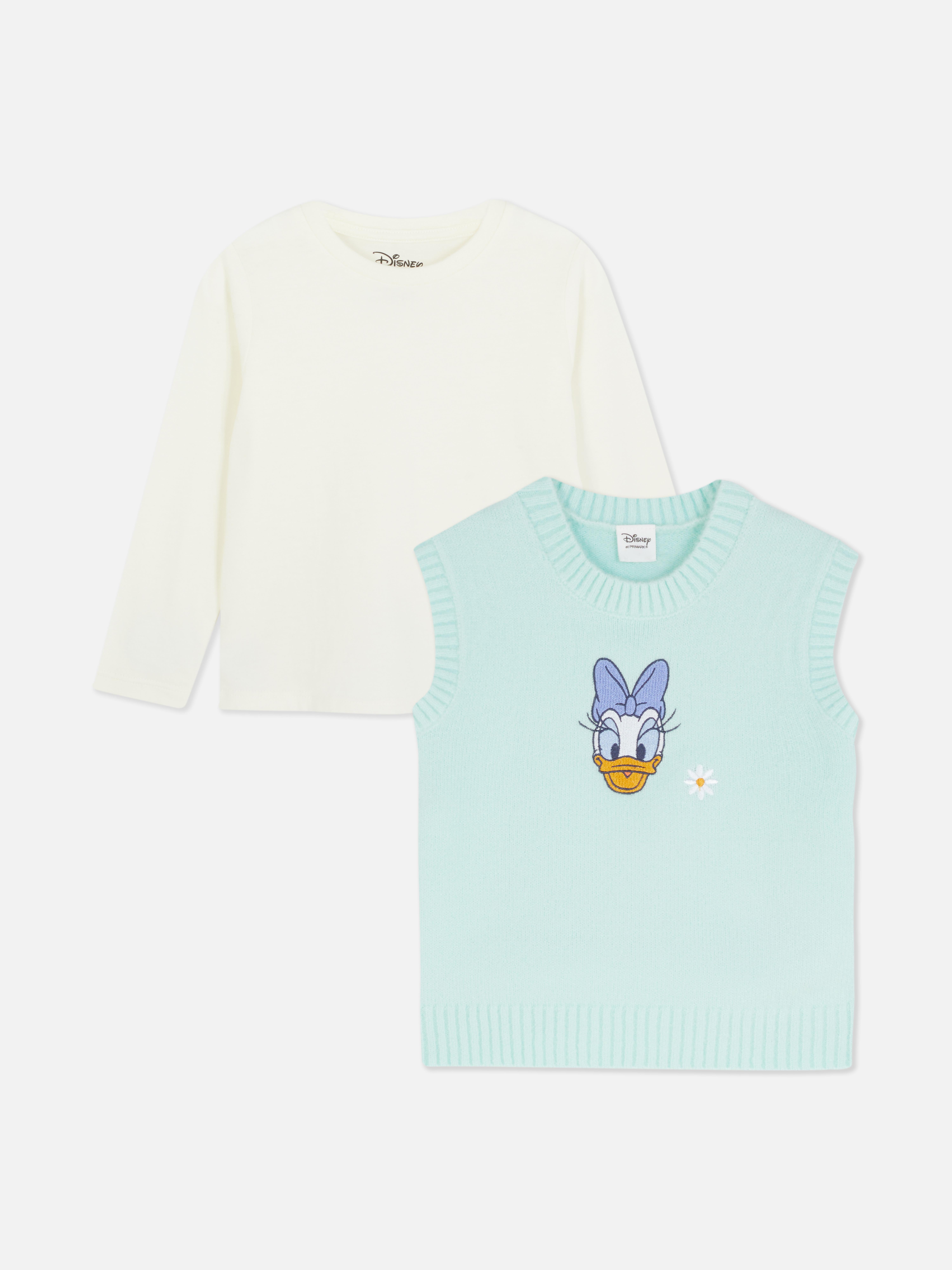 Canotta e maglia lavorati a maglia Paperina Disney
