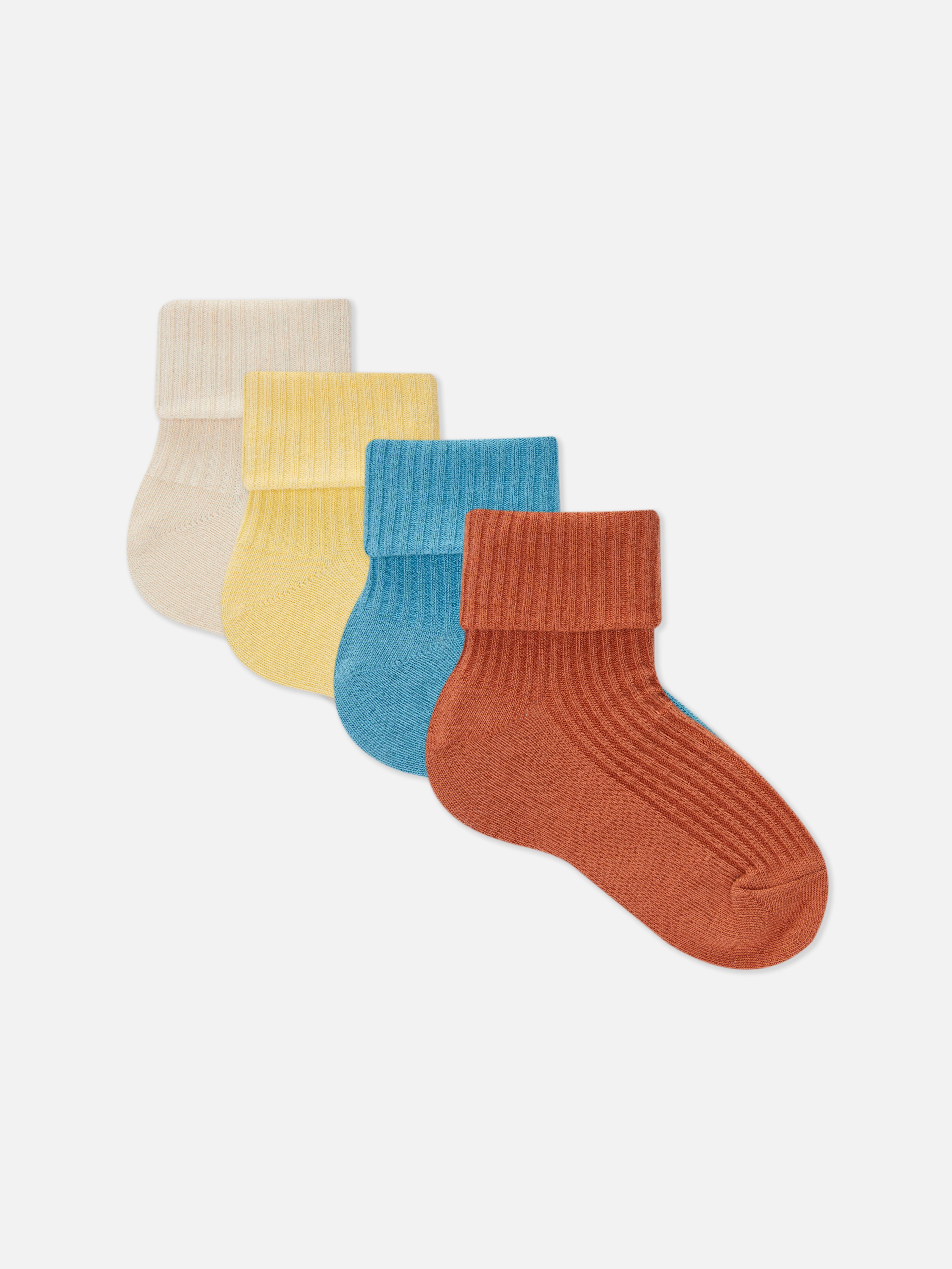 4-Pack Ribbed Socks