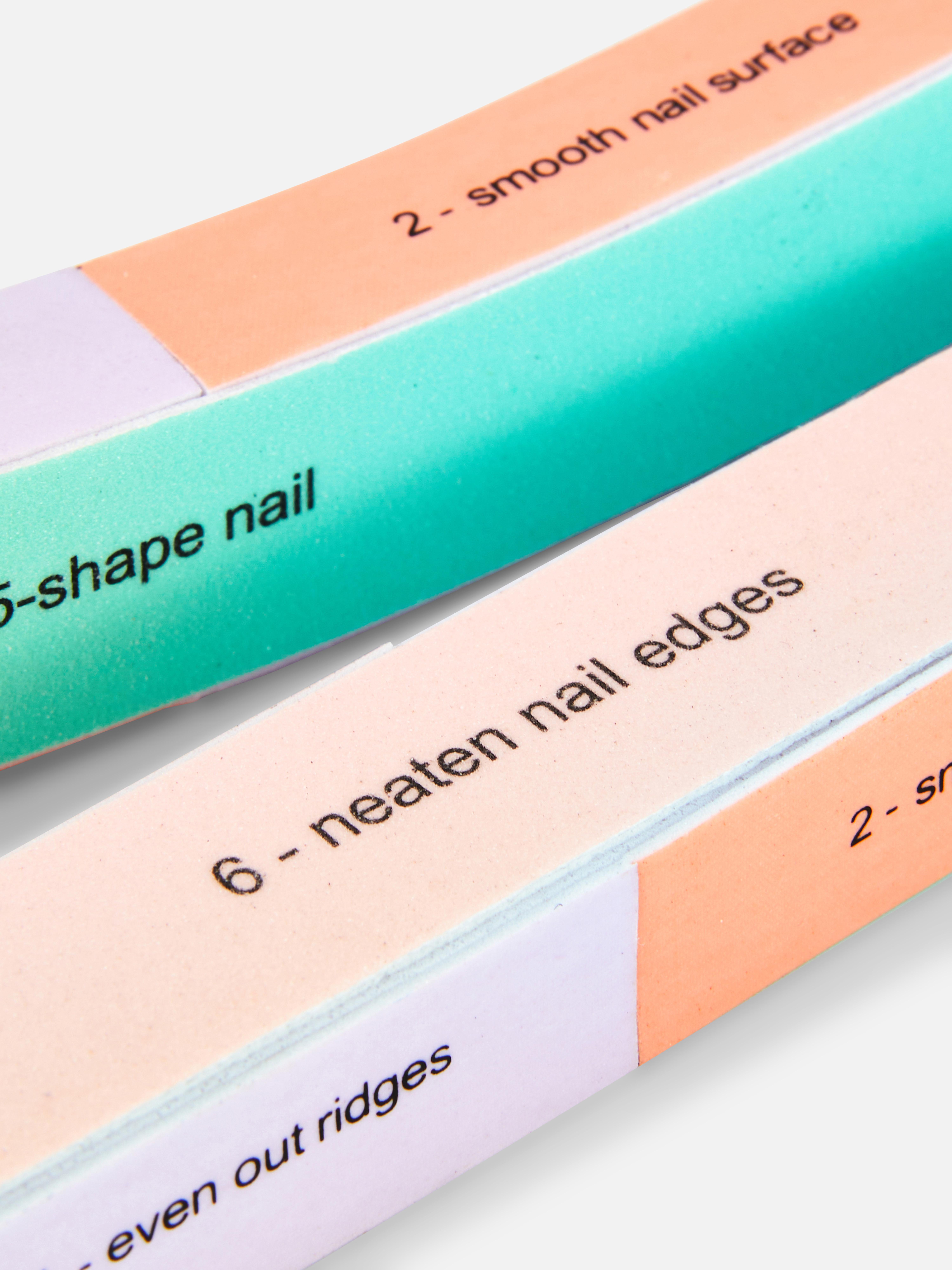 Mehrseitige Nagelpolierblöcke, 2er-Pack