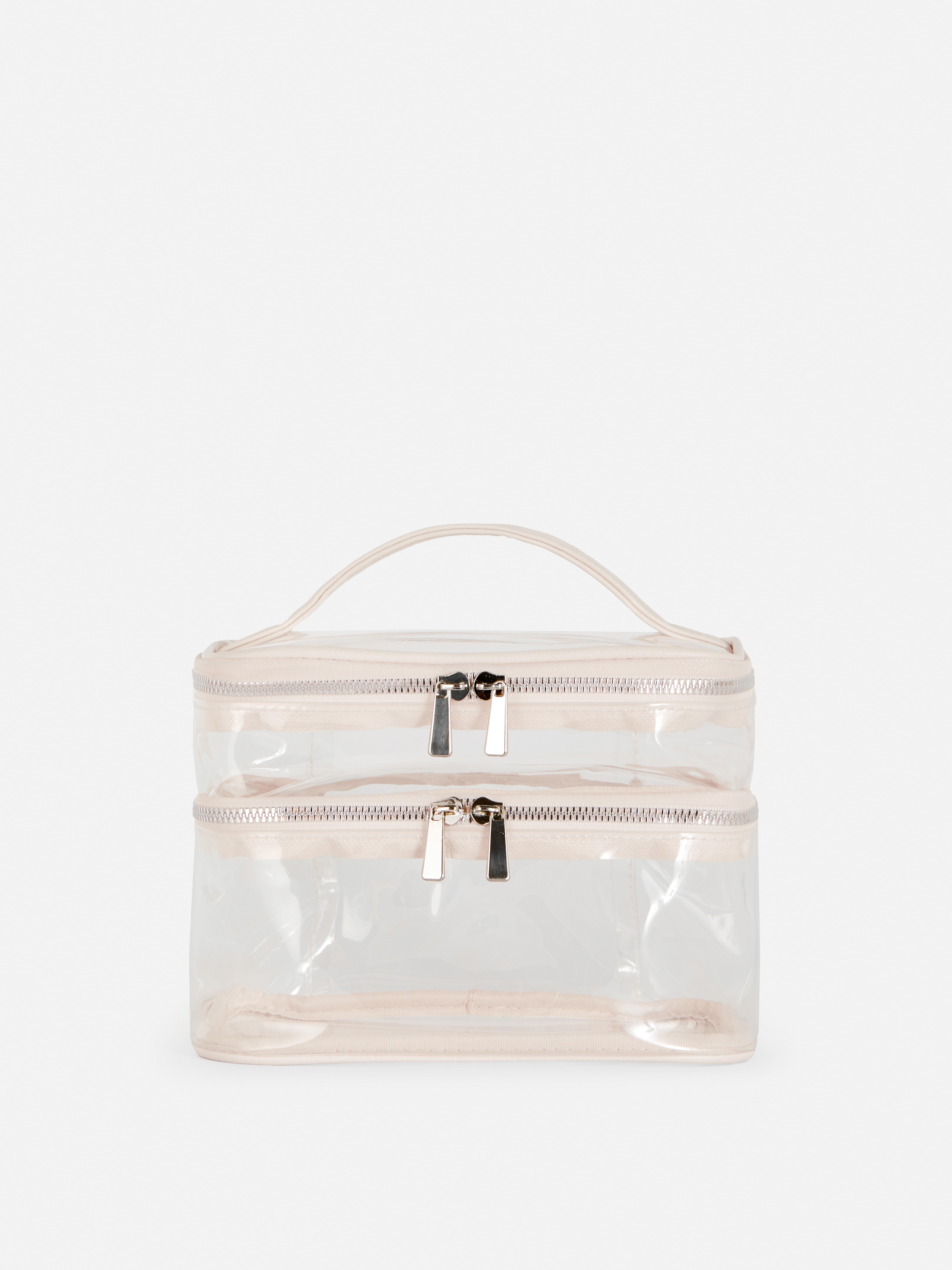 Clear Double Vanity Case