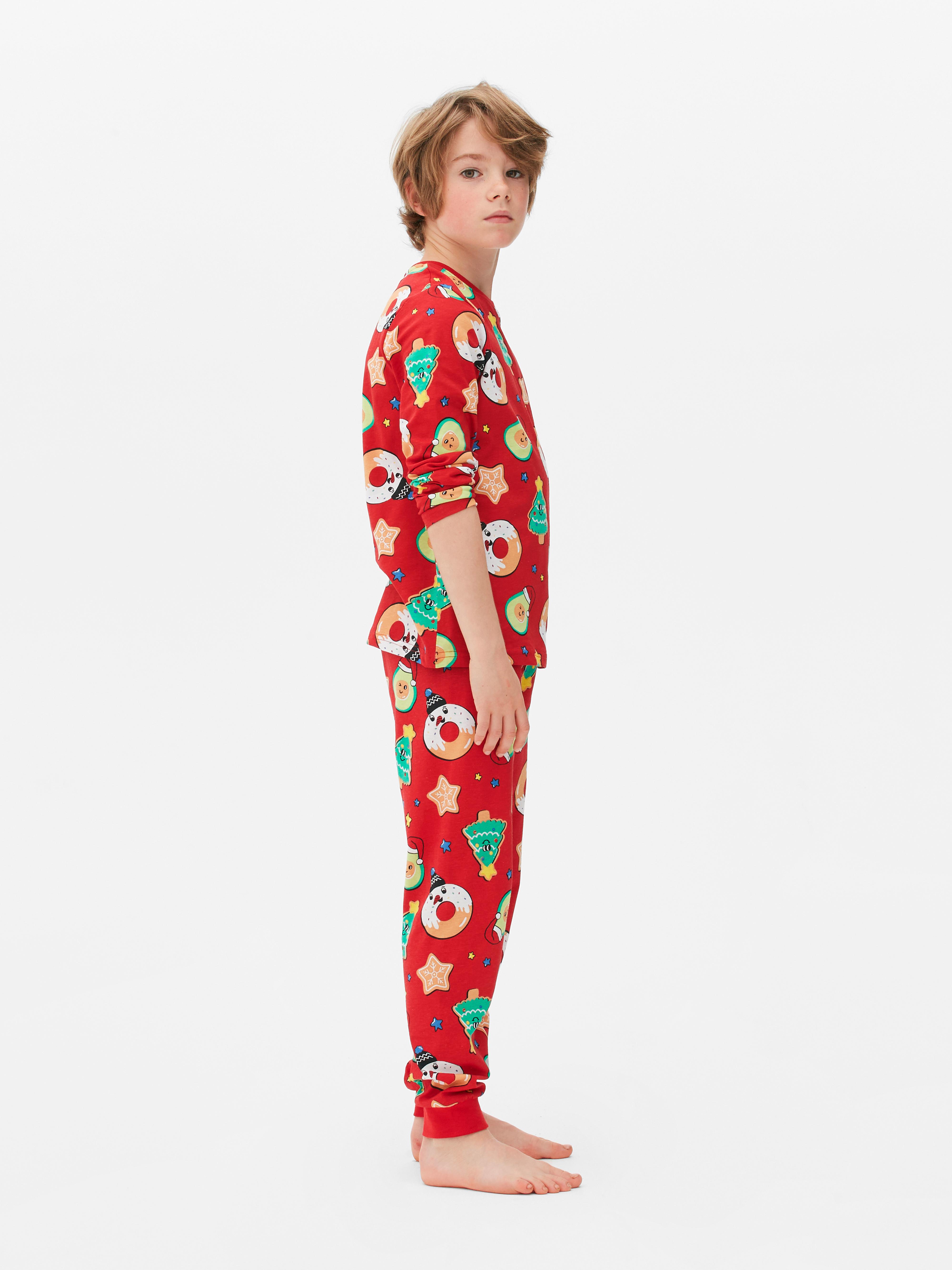 Pyjama de Noël en jersey imprimé pour enfant
