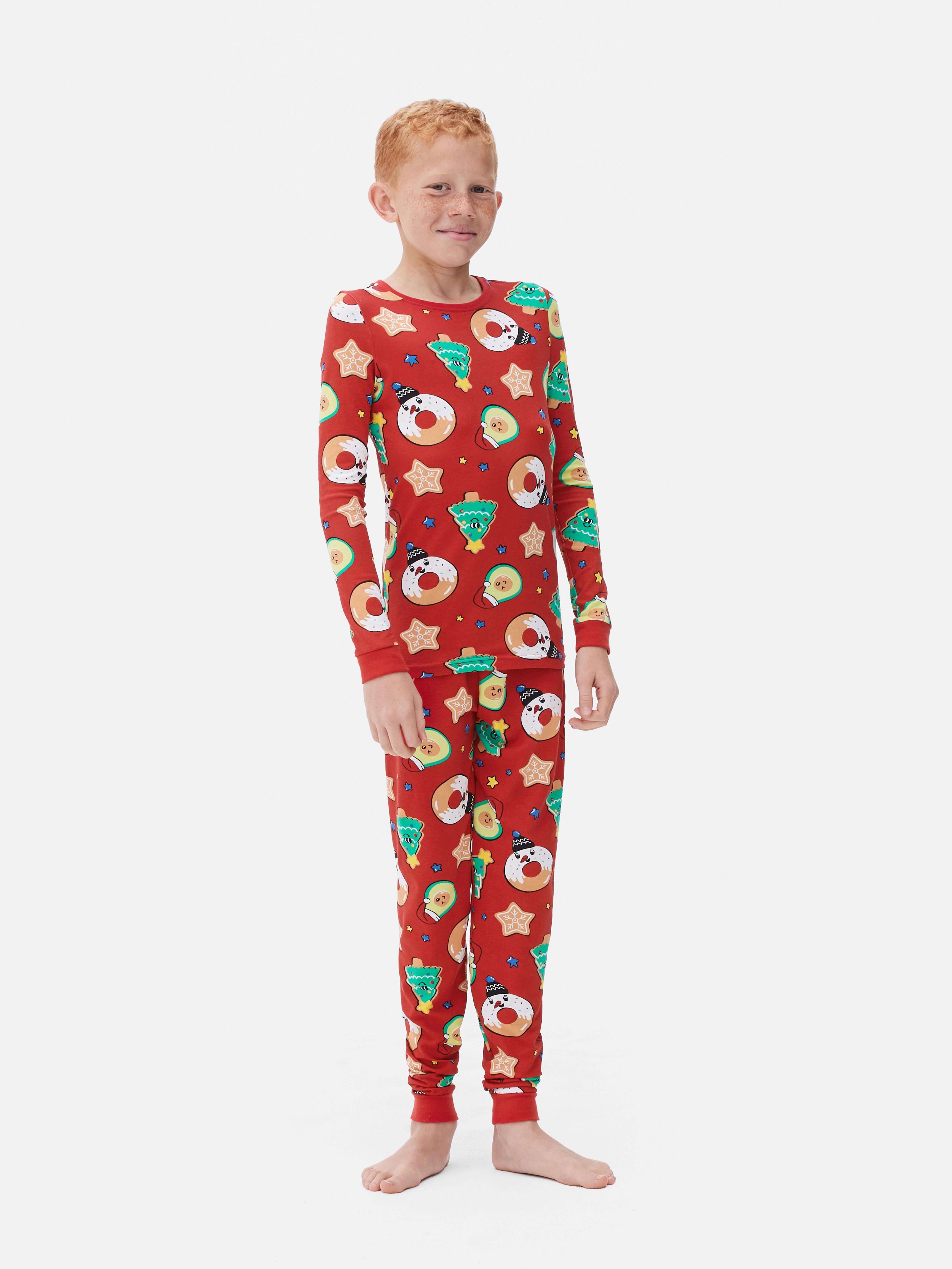 Kids' Kawaii Christmas Family Pajamas